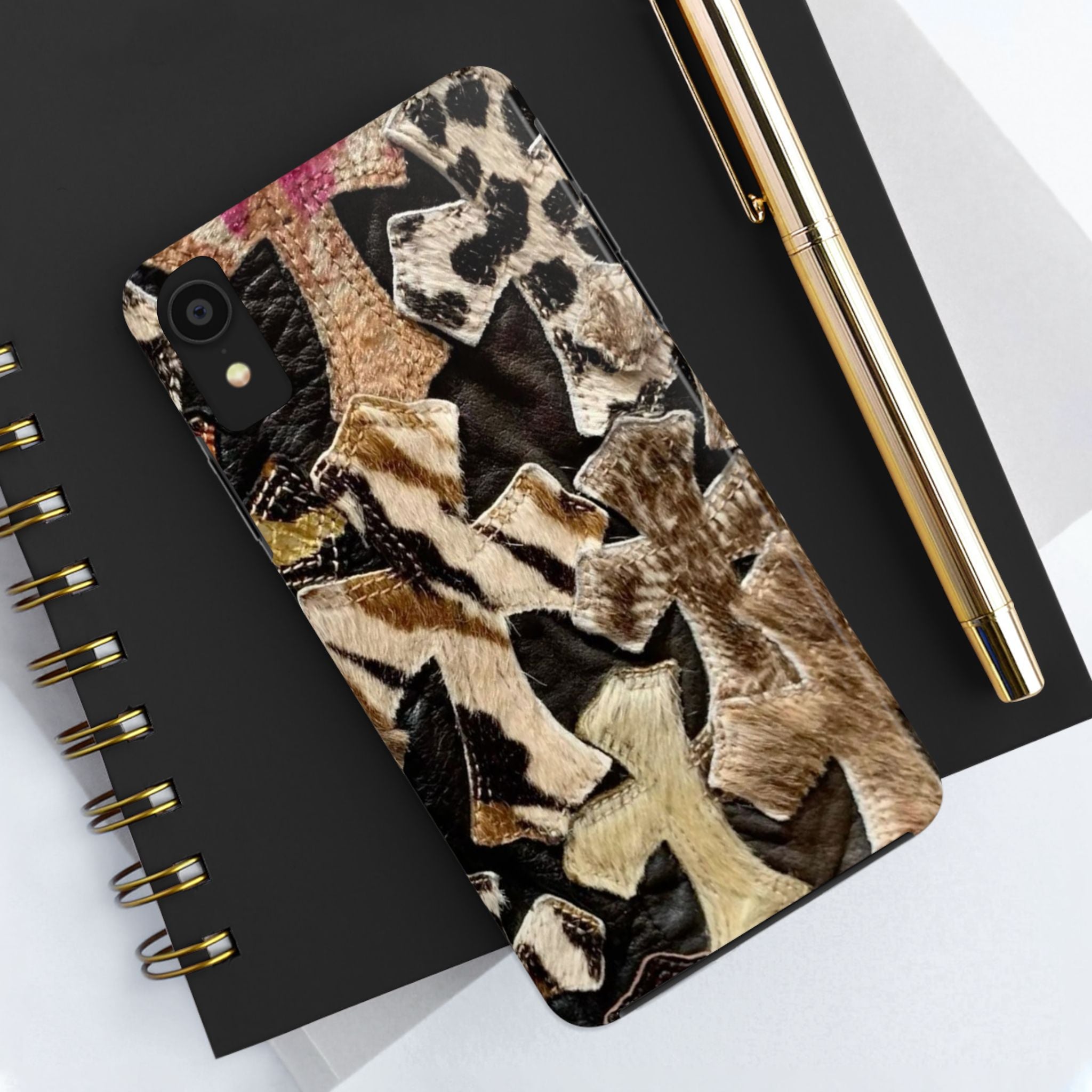 Chrome Heart Inspired Print Phone Case