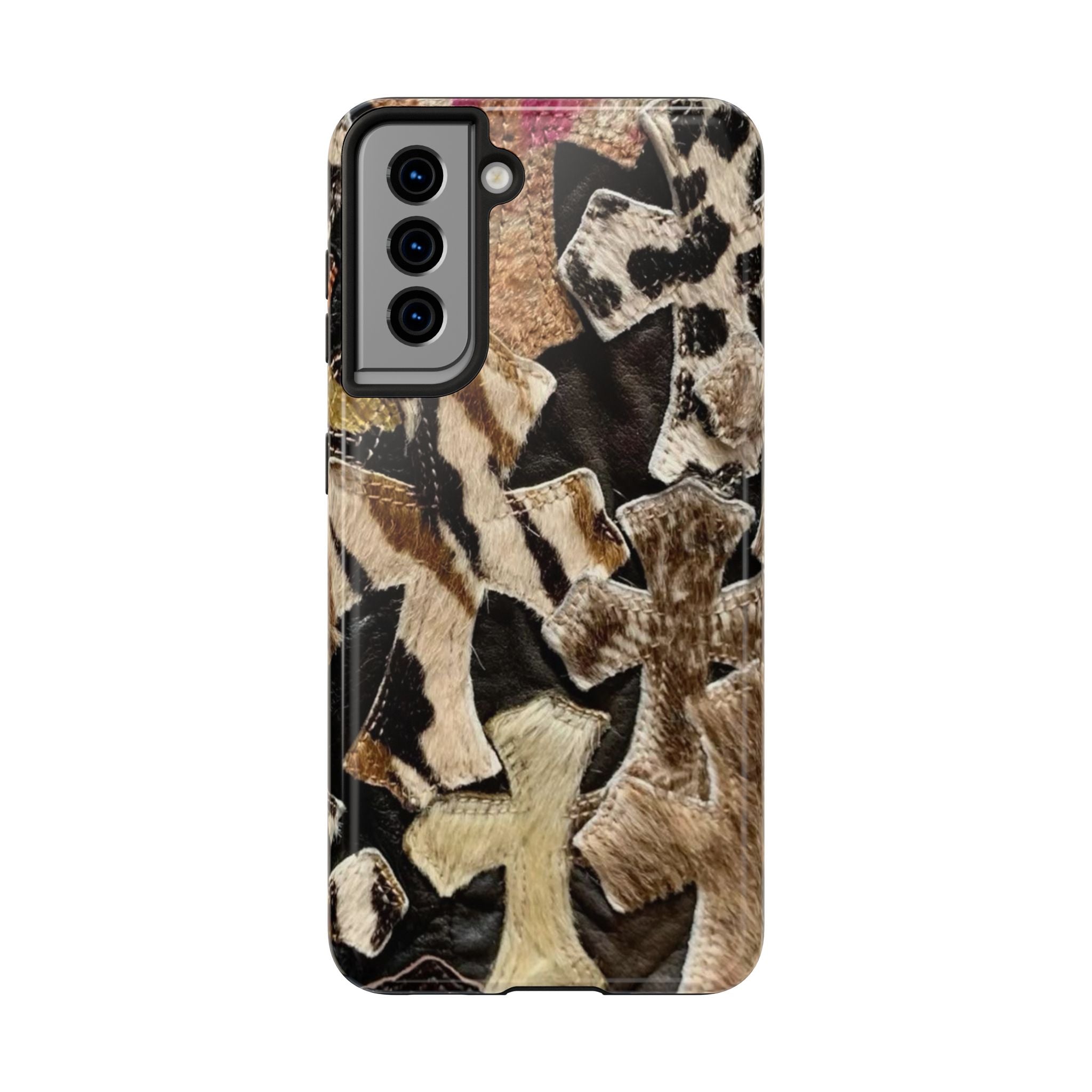 Chrome Heart Inspired Print Phone Case