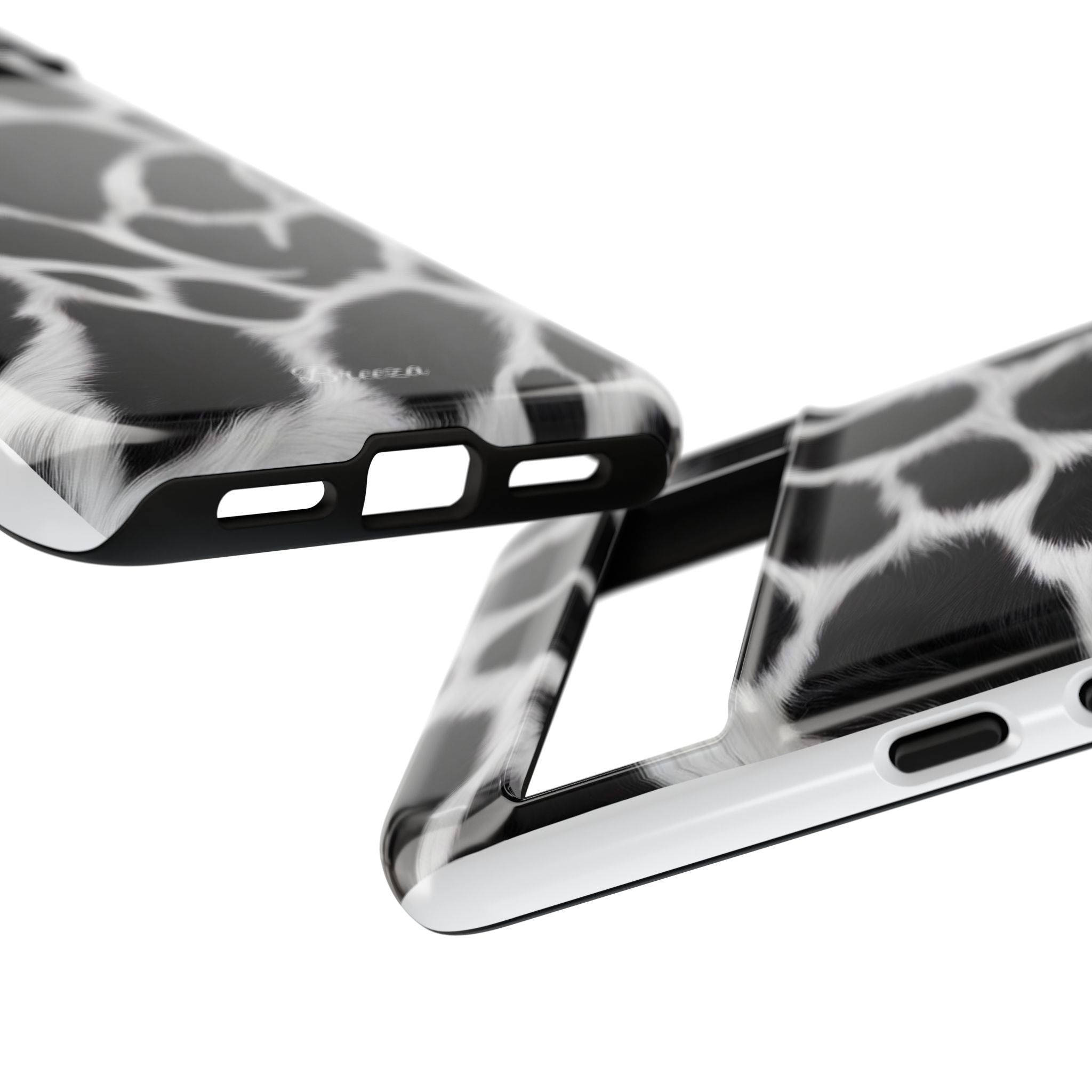 Furry Cow Print Phone Case