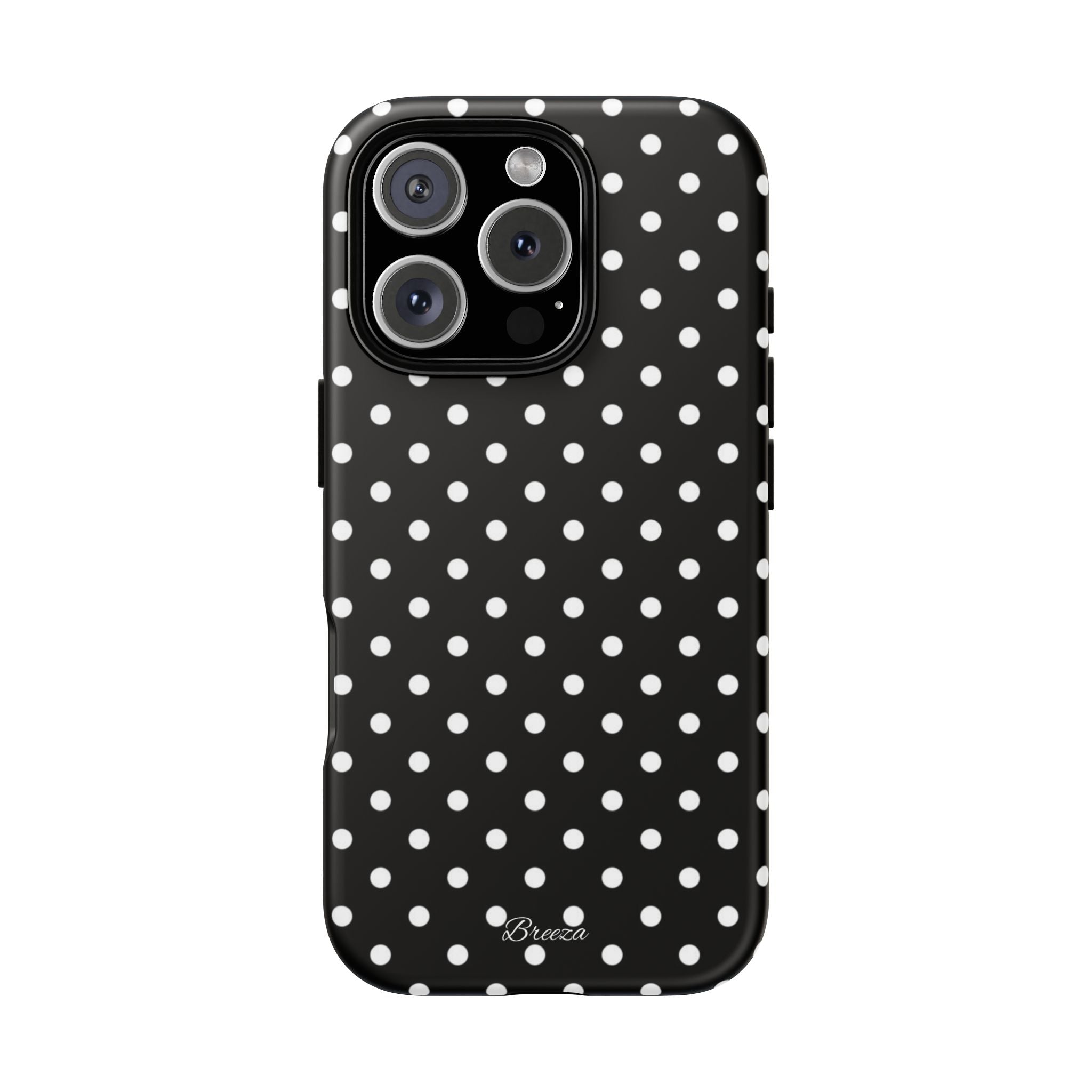 Black & White Polka Dot Phone Case