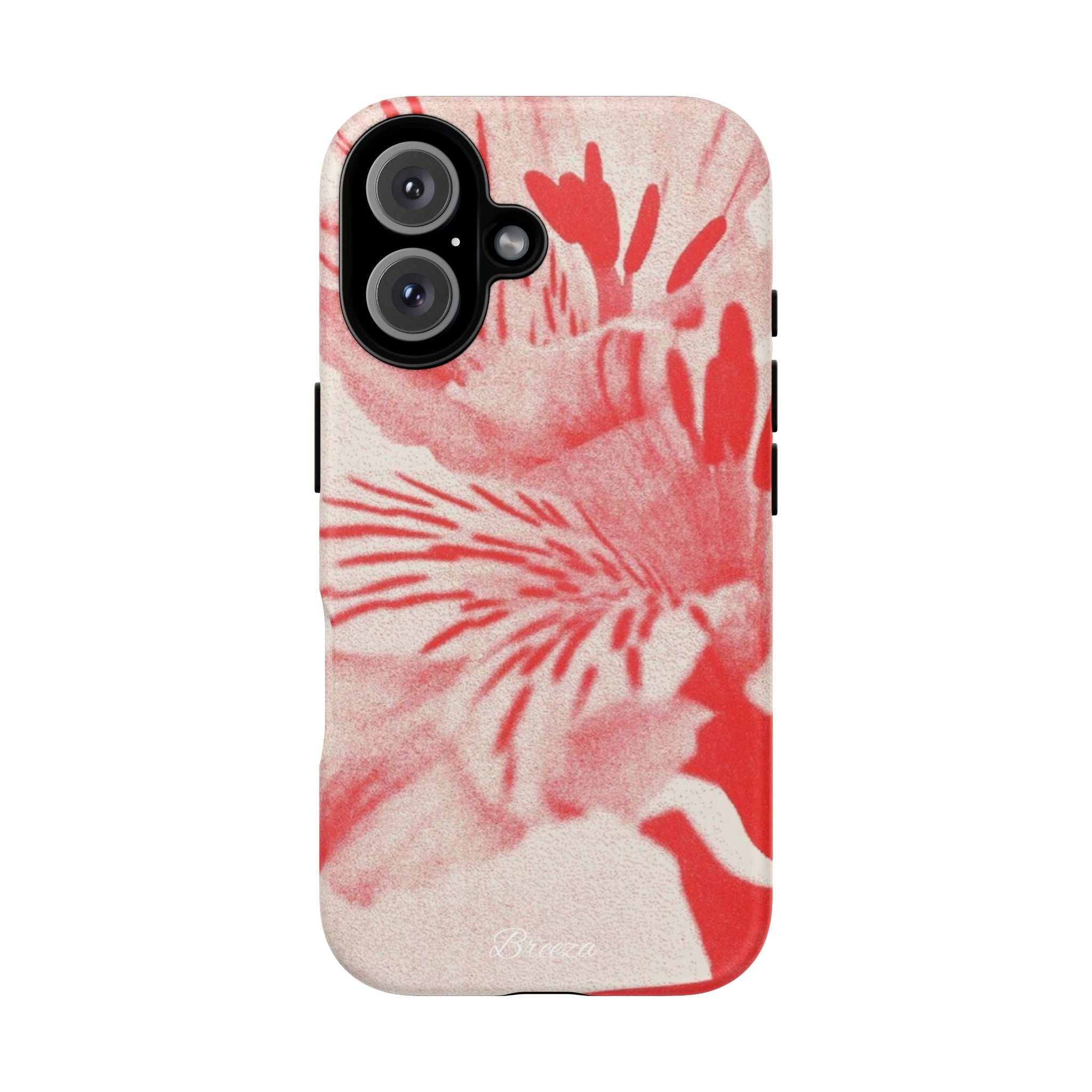 Red Floral Phone Case
