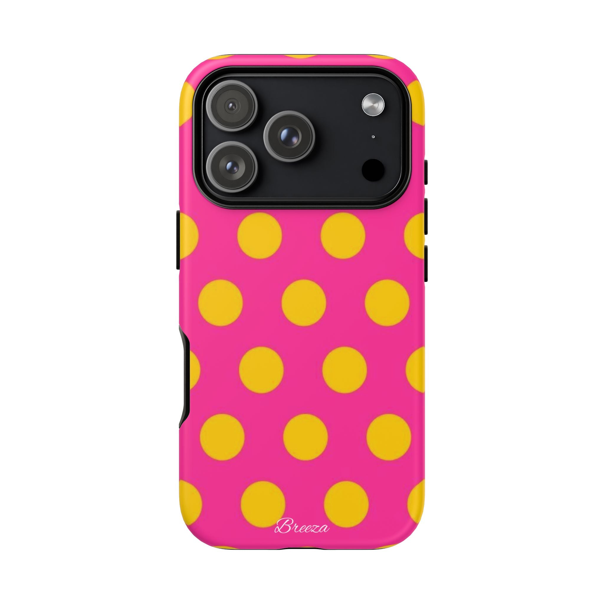 Pink & Yellow Dot Phone Case