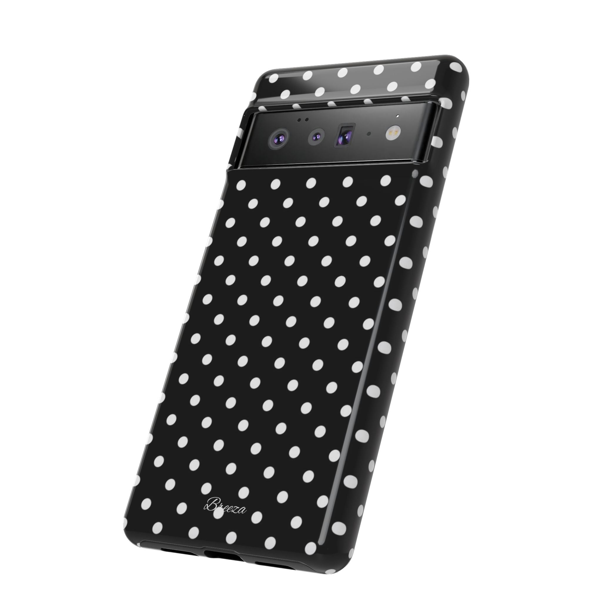 Black & White Polka Dot Phone Case