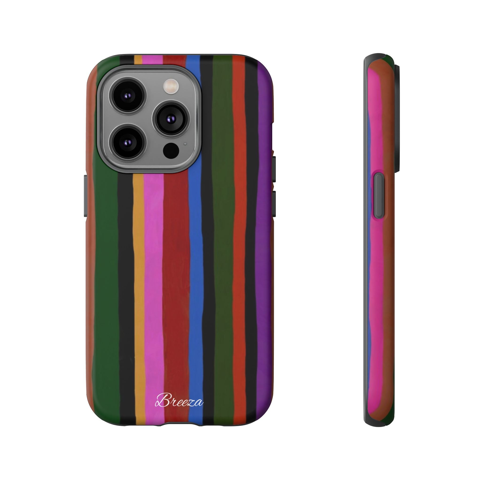 Colorful Striped Phone Case