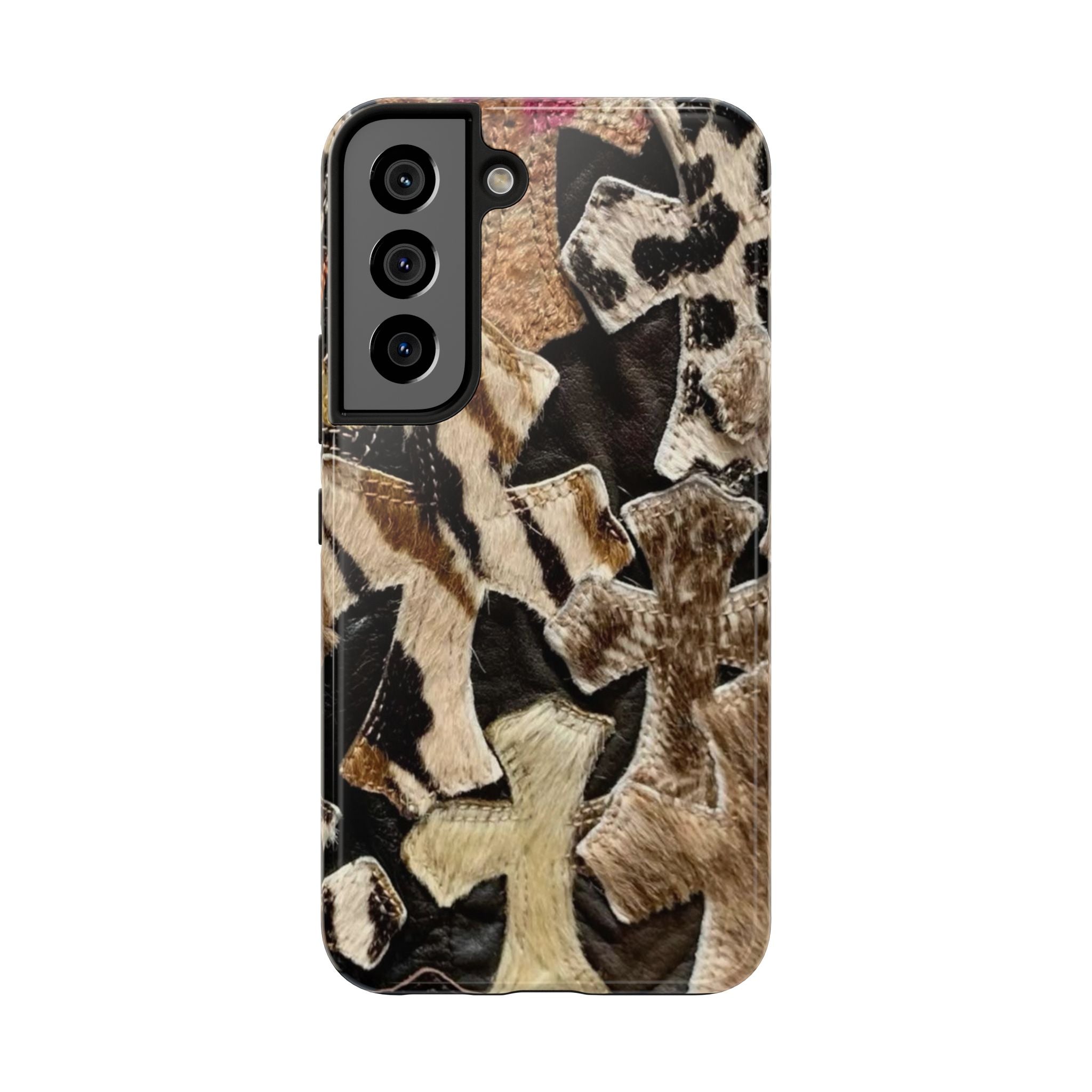 Chrome Heart Inspired Print Phone Case