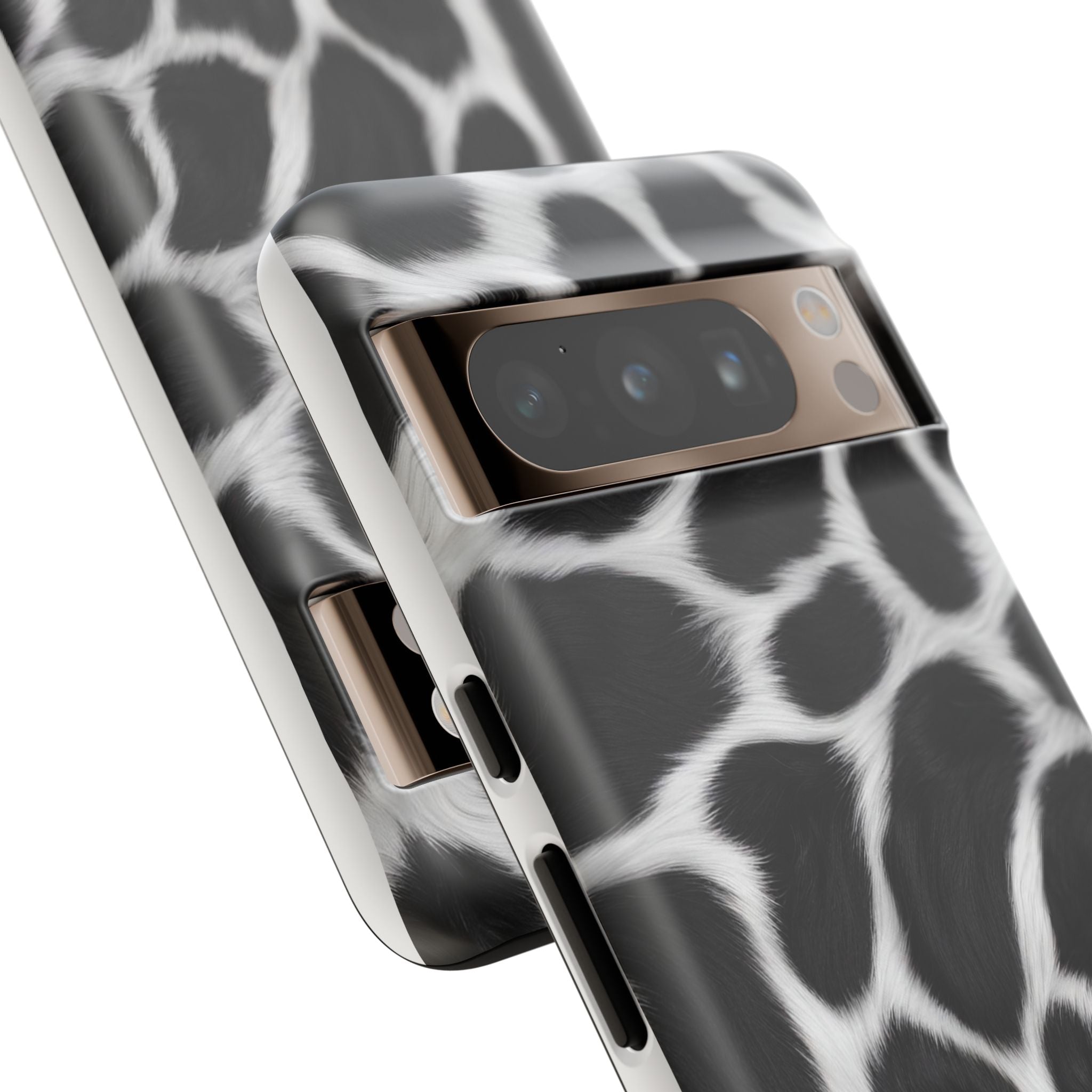 Furry Cow Print Phone Case