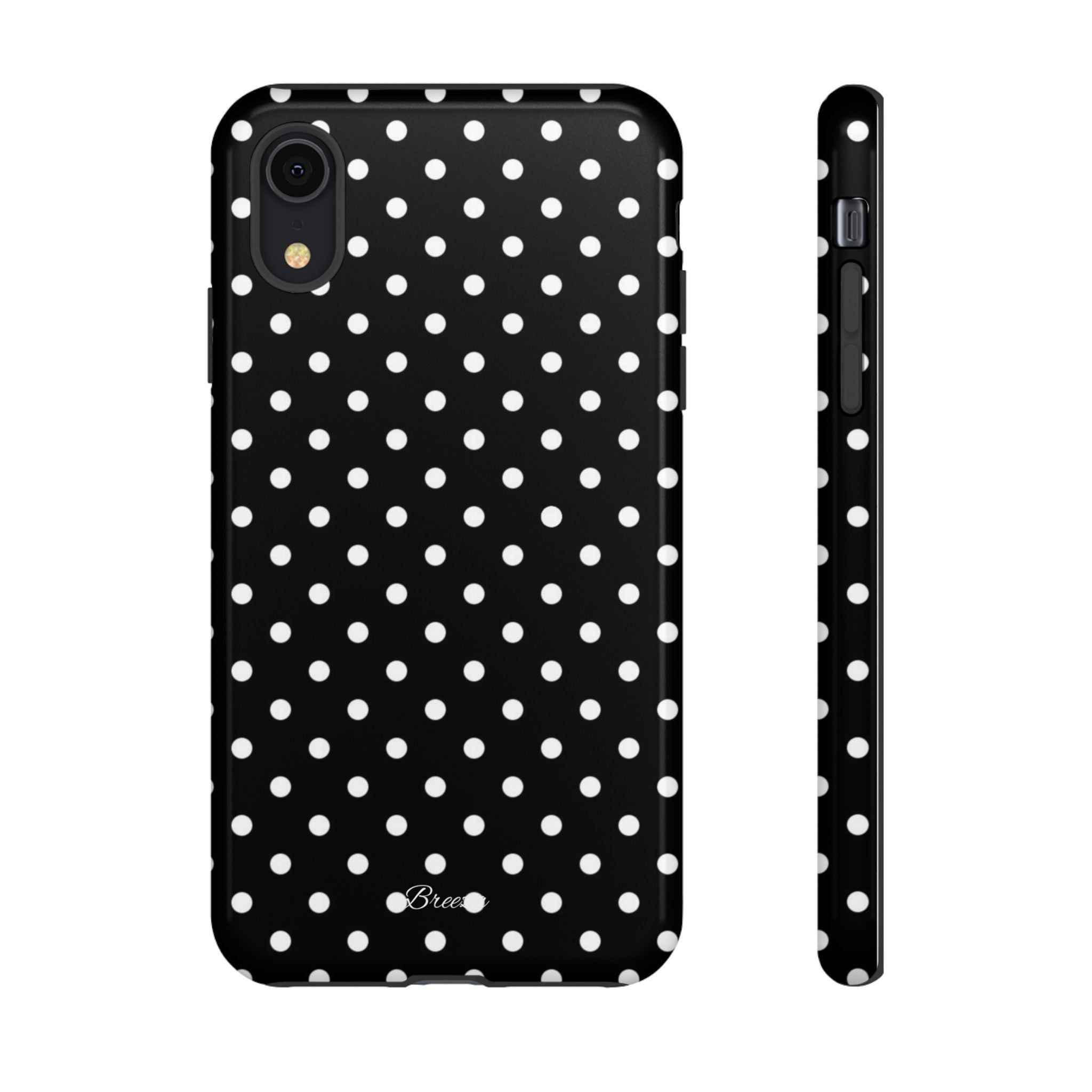 Black & White Polka Dot Phone Case