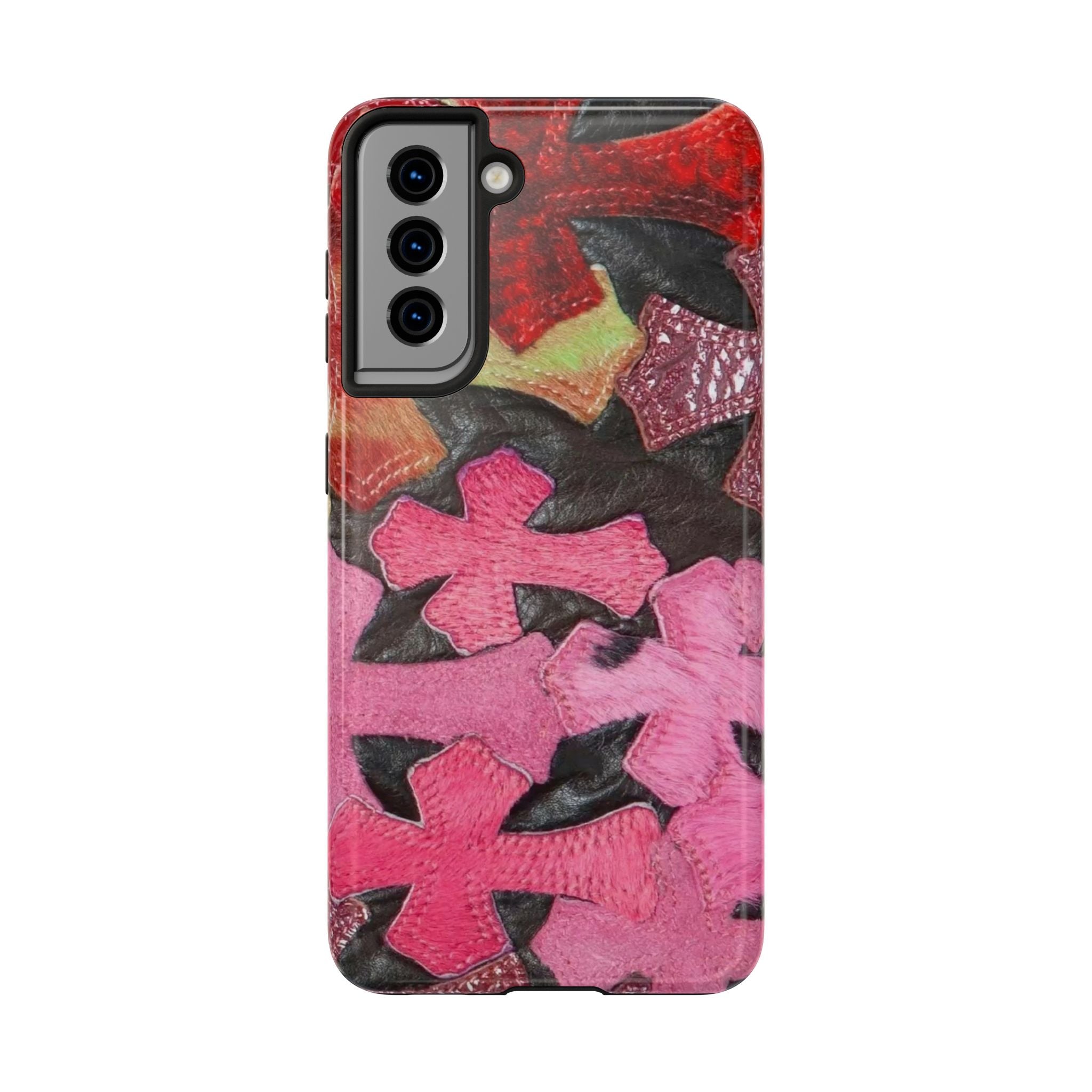 Pink Cross Phone Case