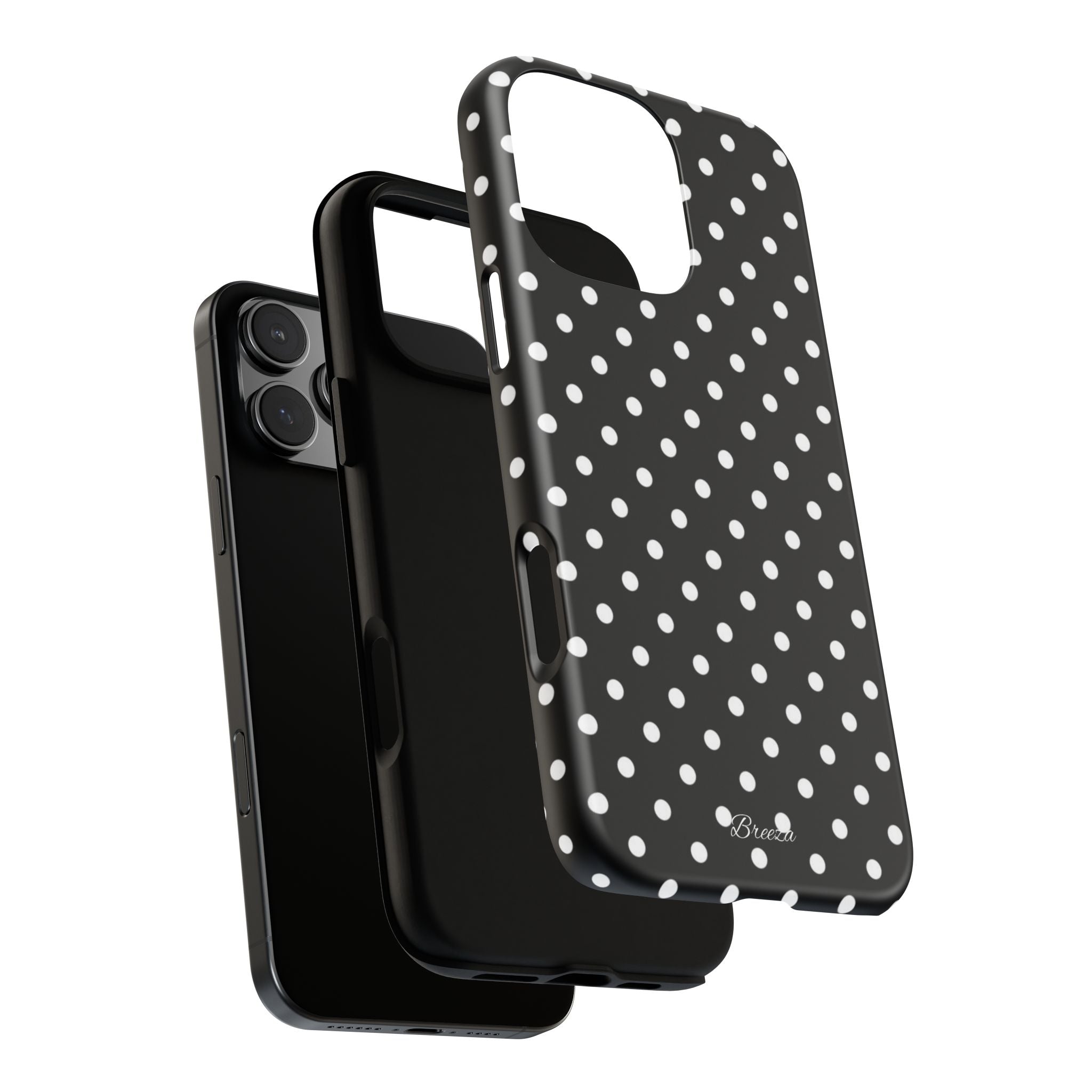 Black & White Polka Dot Phone Case