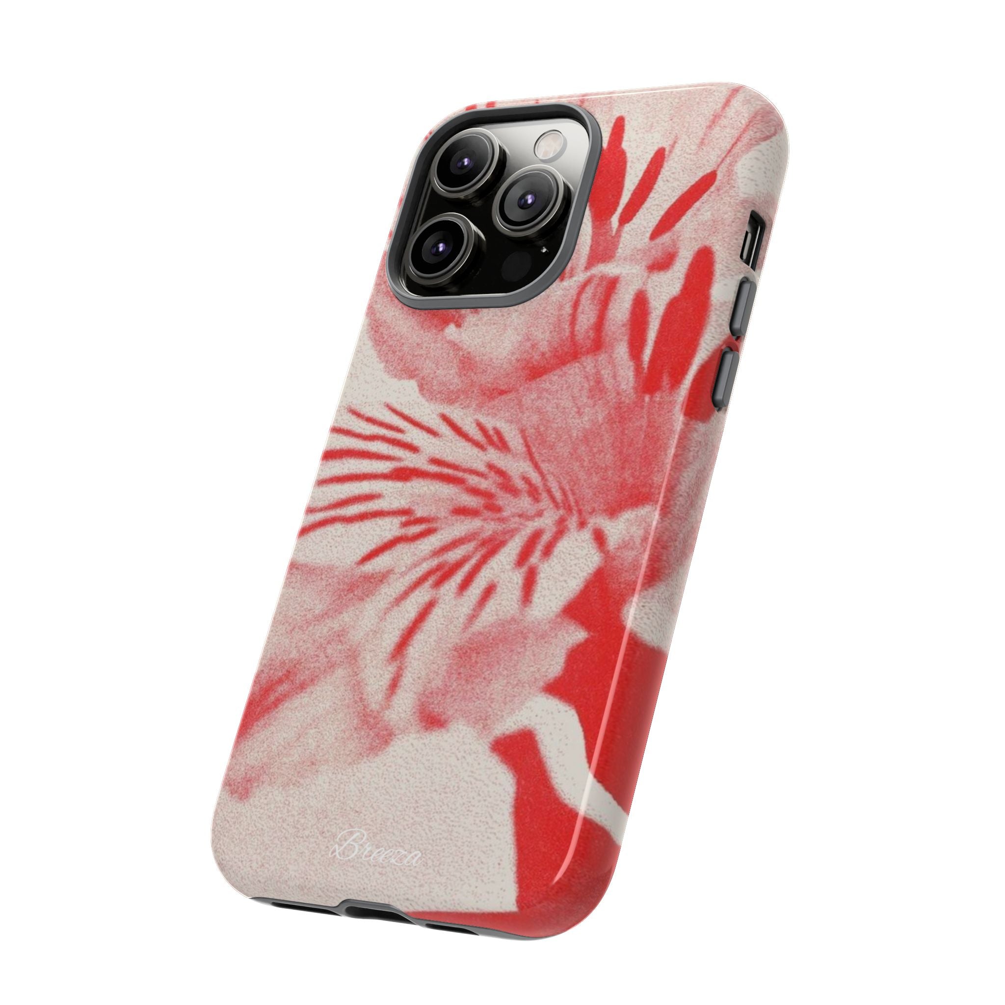 Red Floral Phone Case