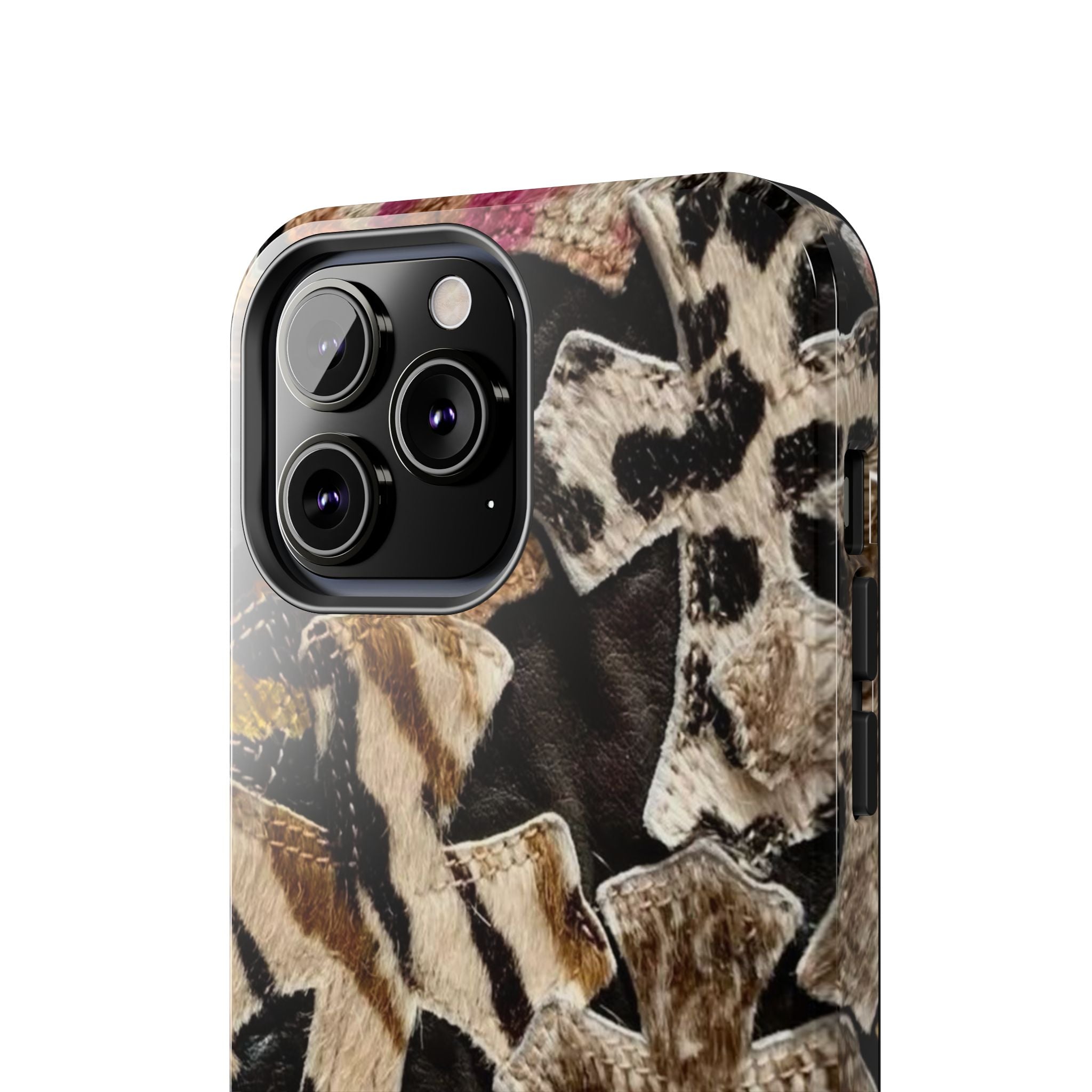 Chrome Heart Inspired Print Phone Case