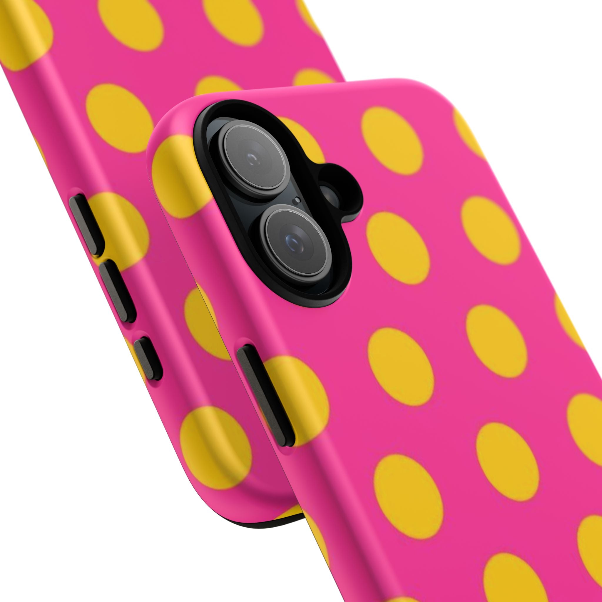 Pink & Yellow Dot Phone Case