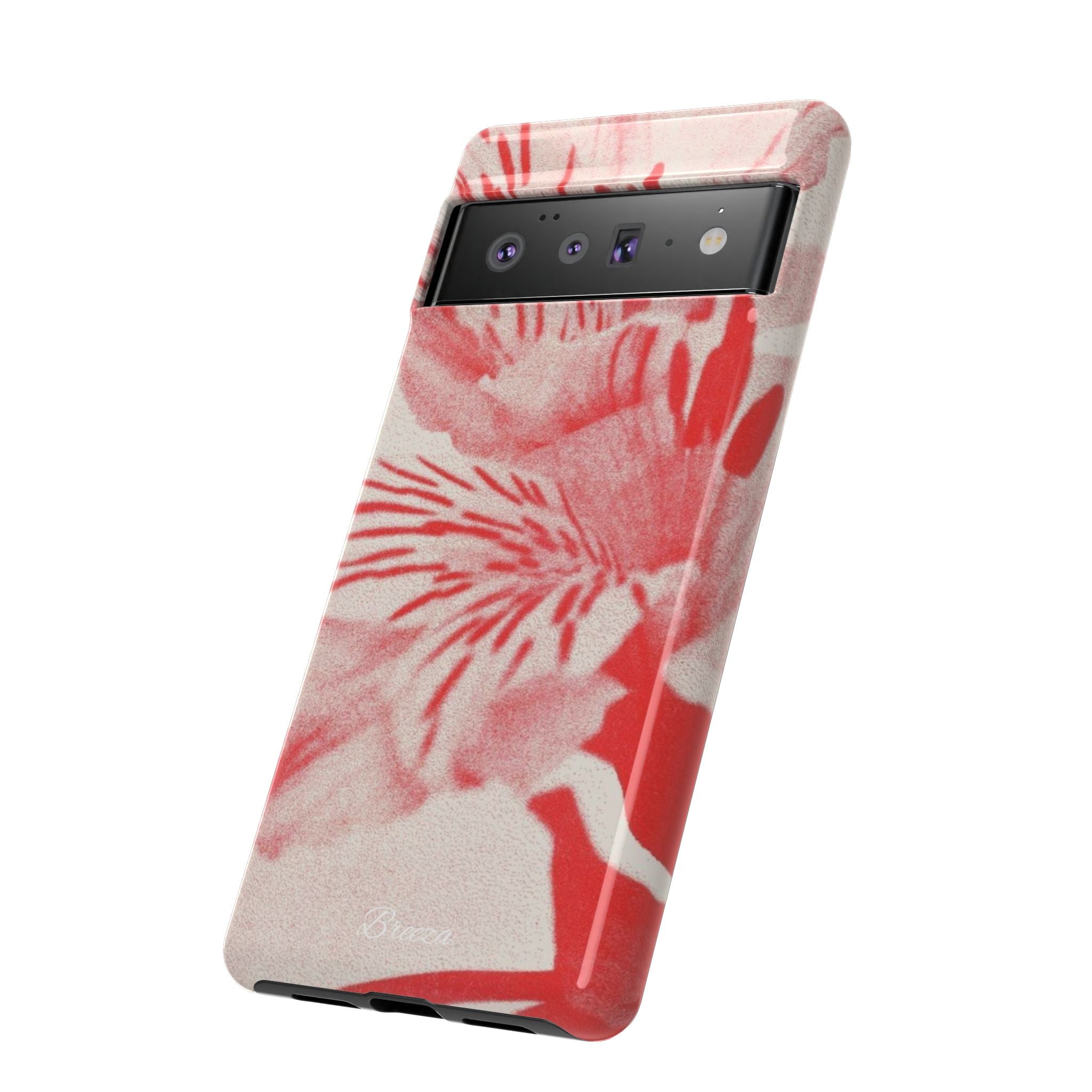 Red Floral Phone Case