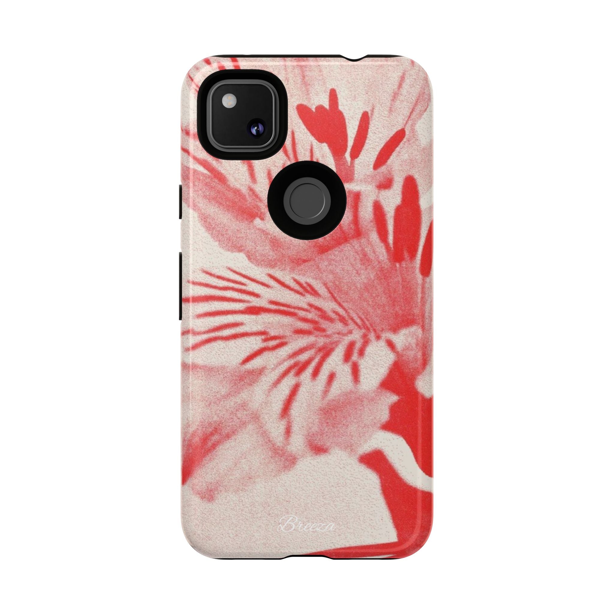 Red Floral Phone Case