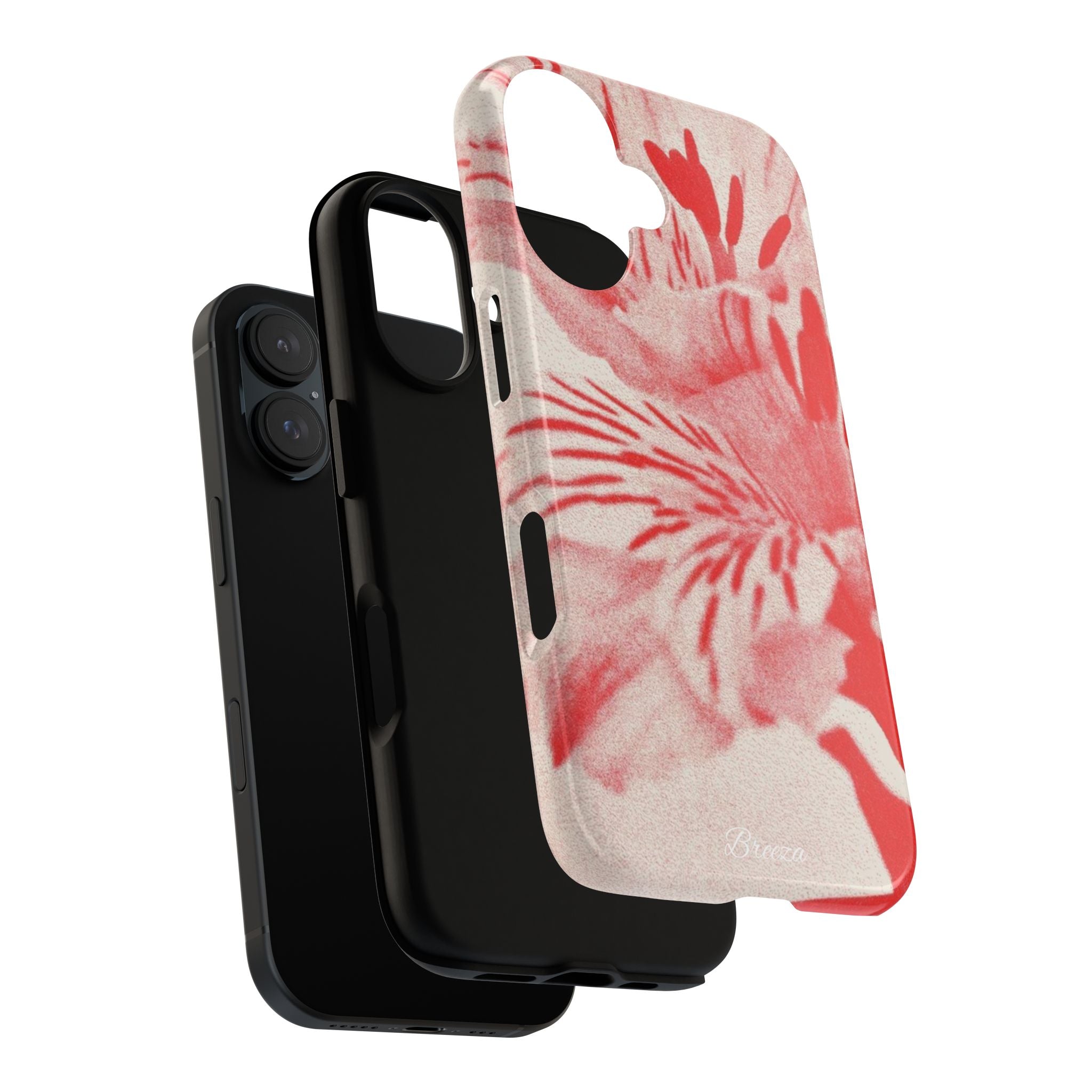 Red Floral Phone Case