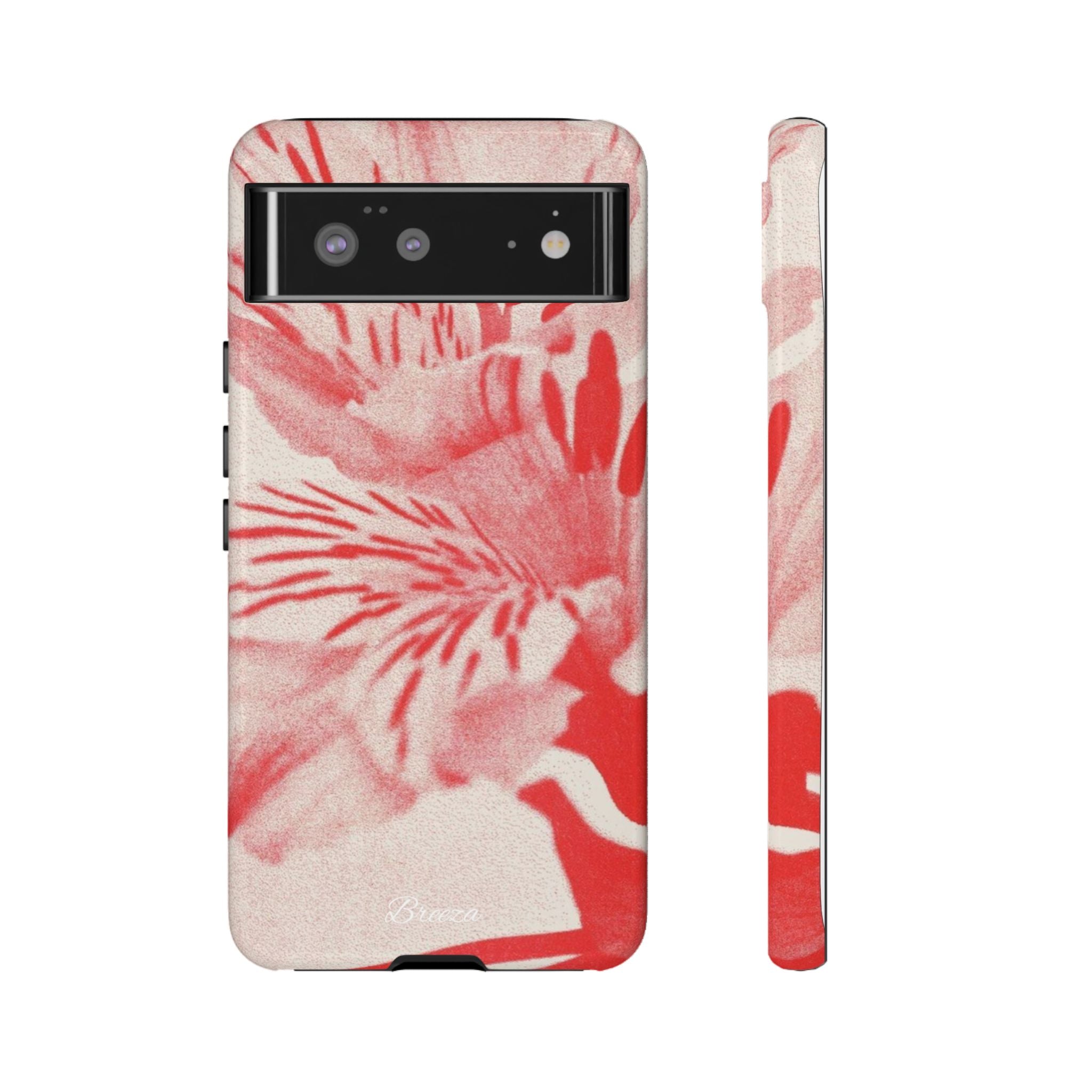 Red Floral Phone Case