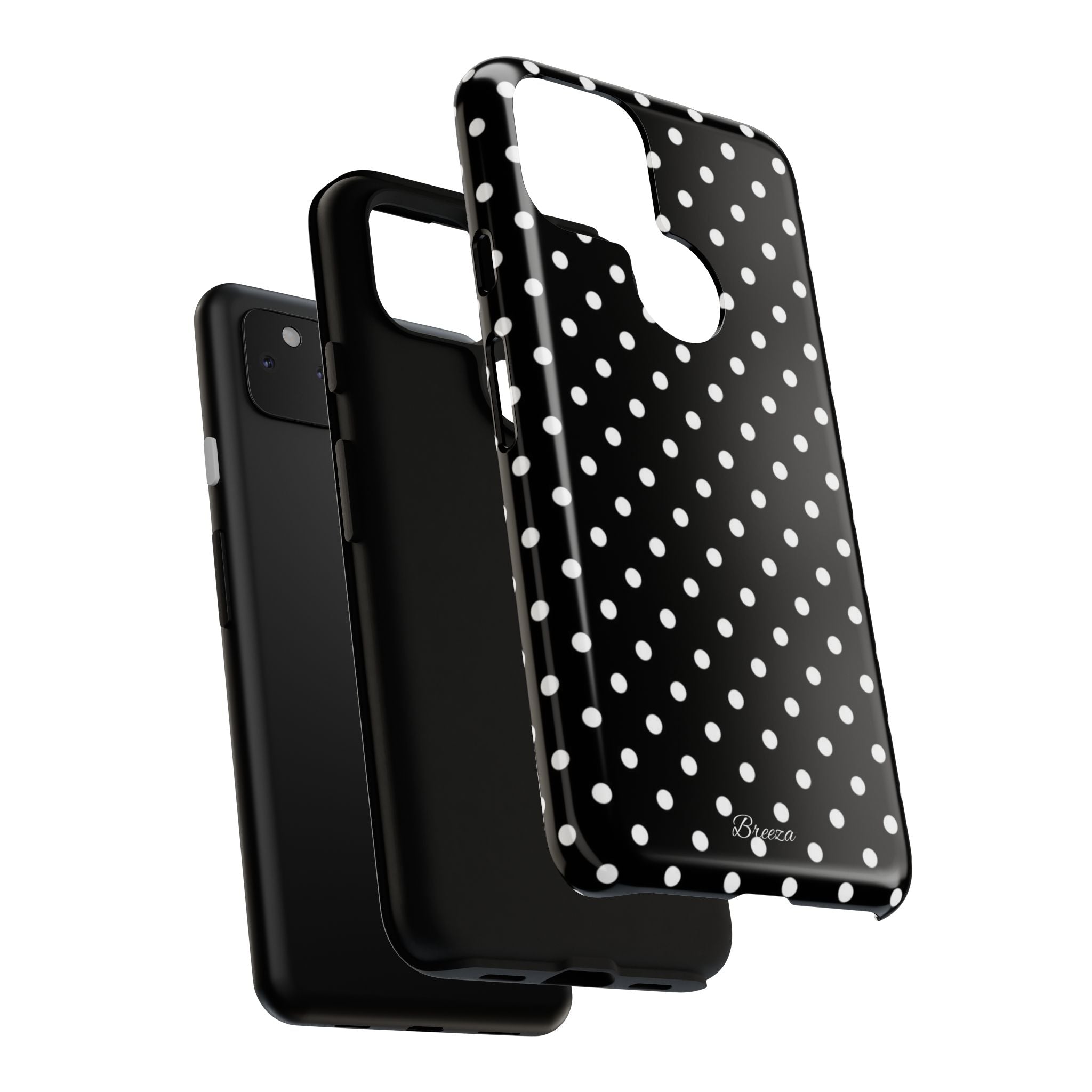 Black & White Polka Dot Phone Case
