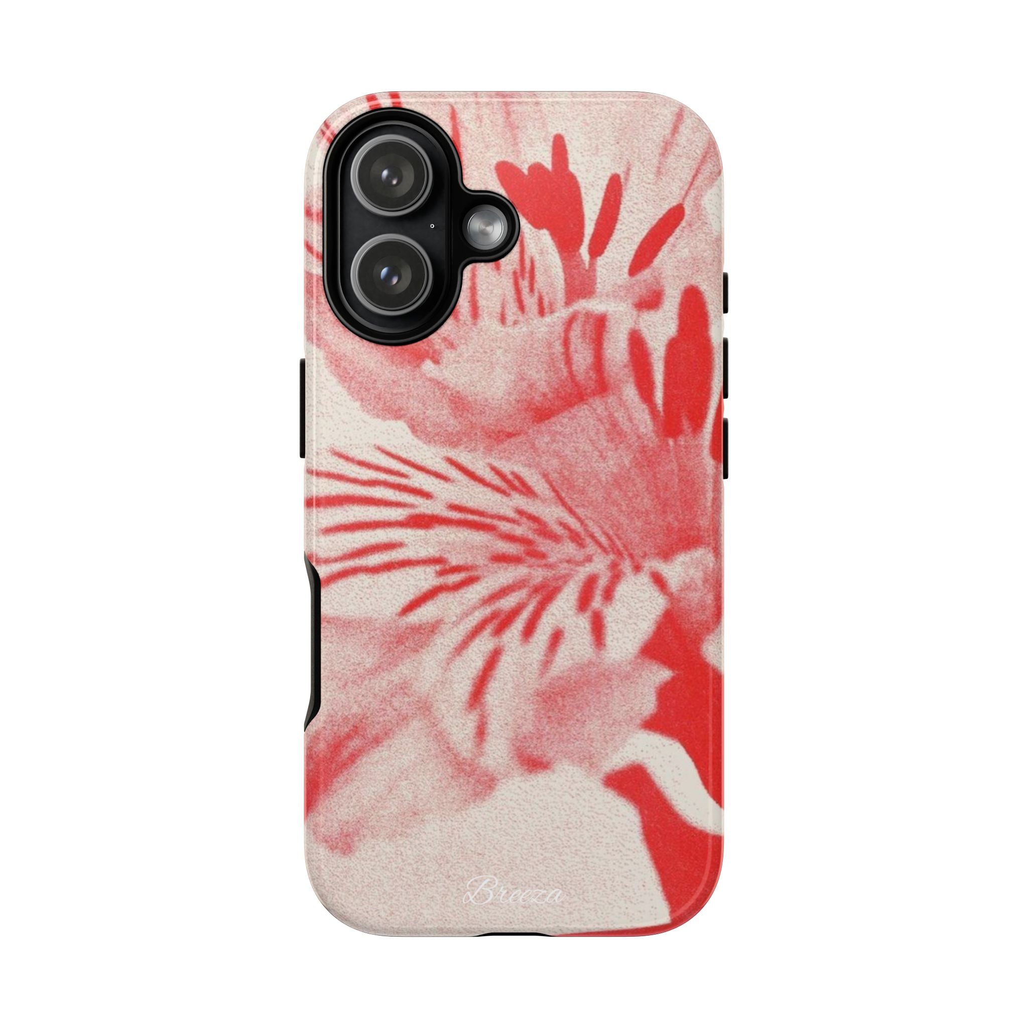 Red Floral Phone Case