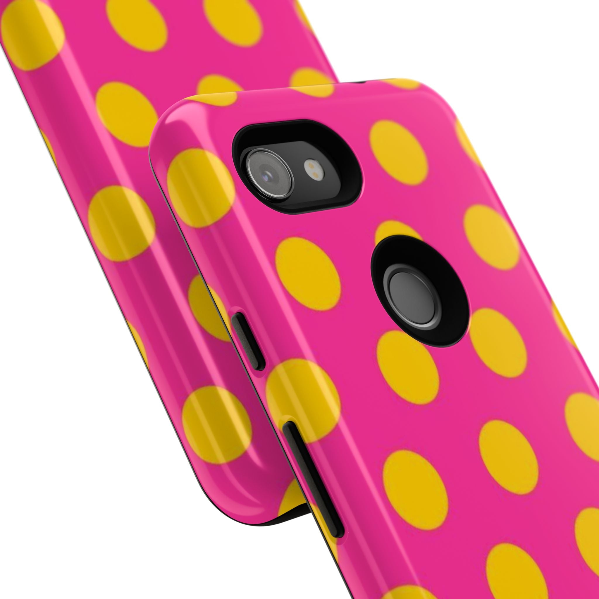 Pink & Yellow Dot Phone Case