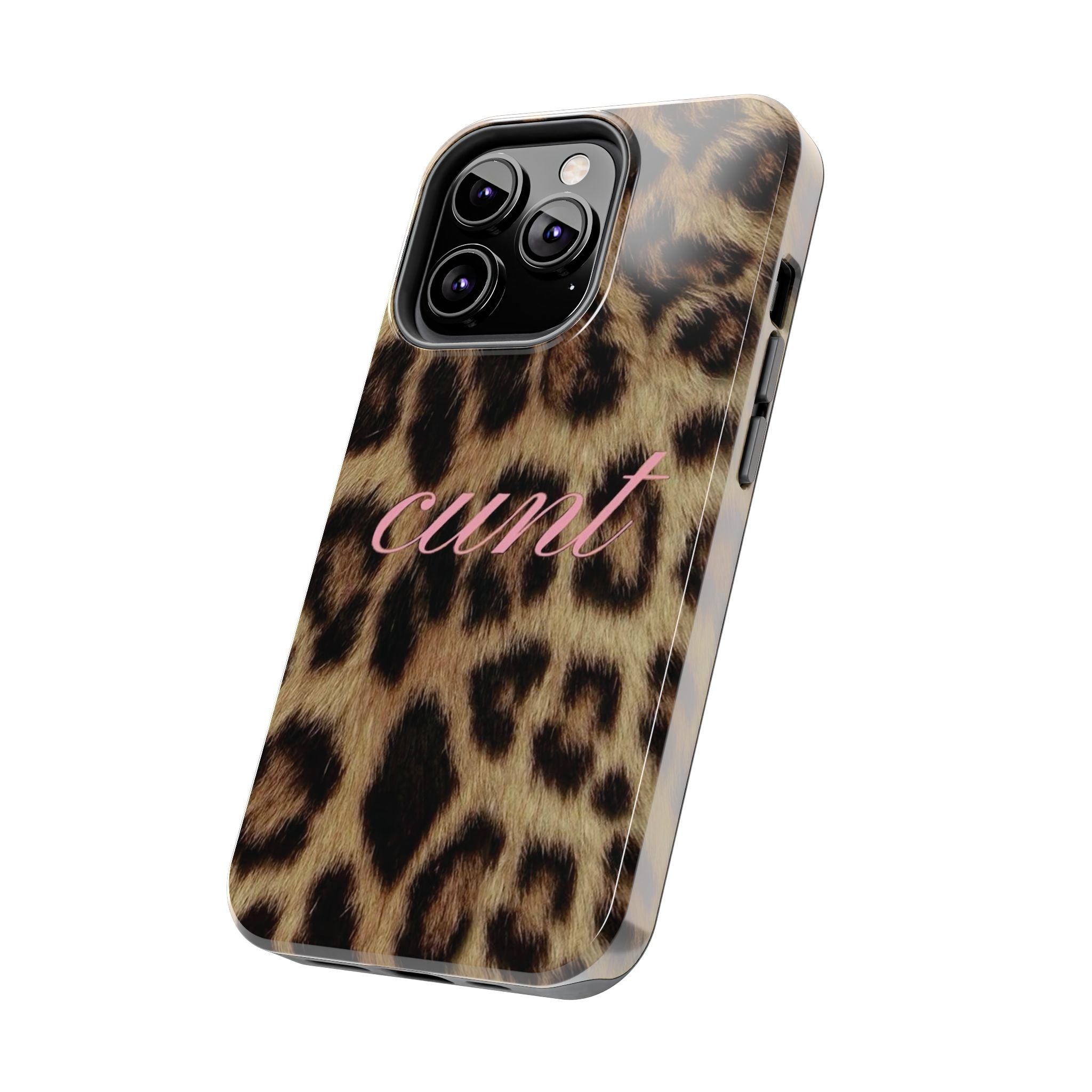 Cunt Leopard Print Phone Case