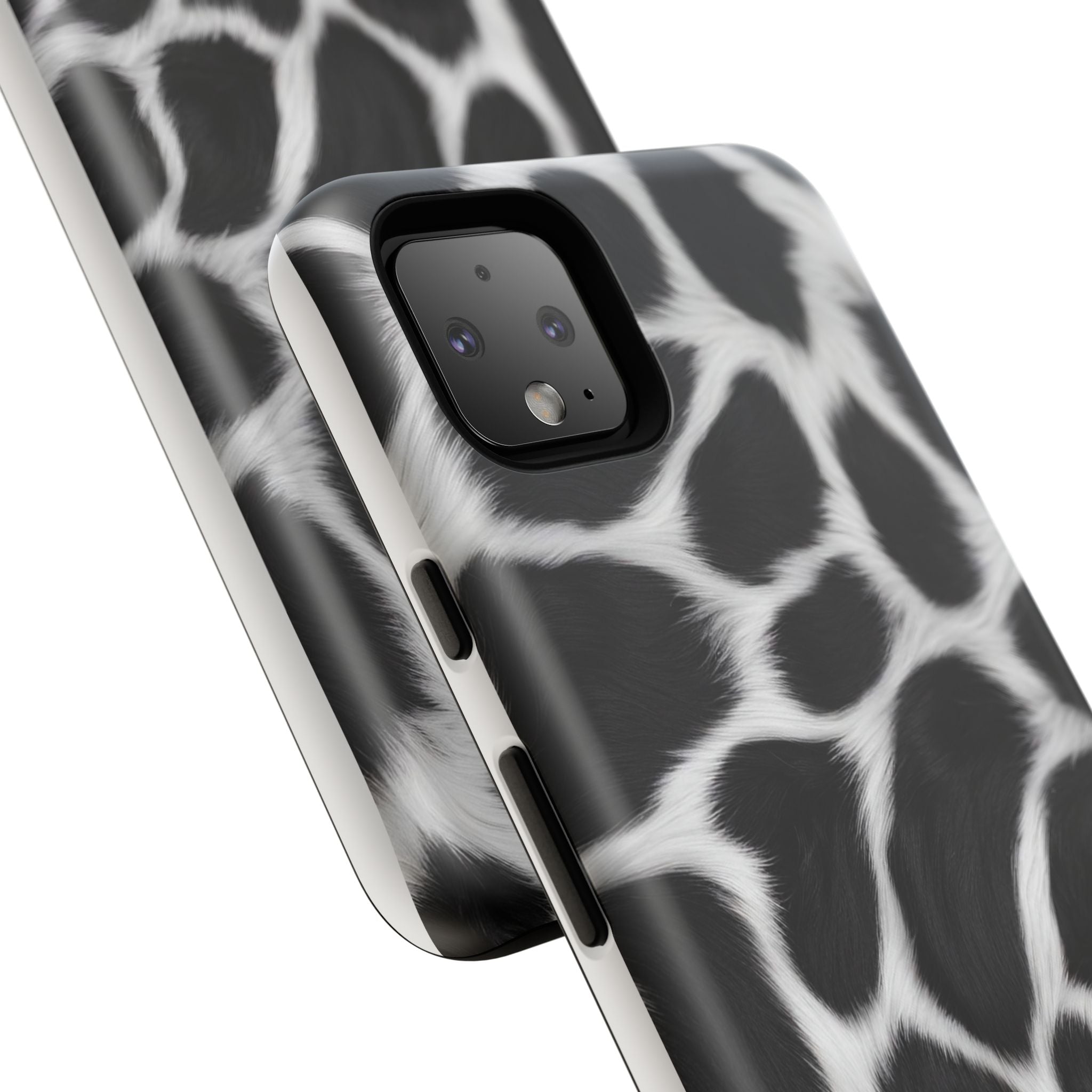 Furry Cow Print Phone Case