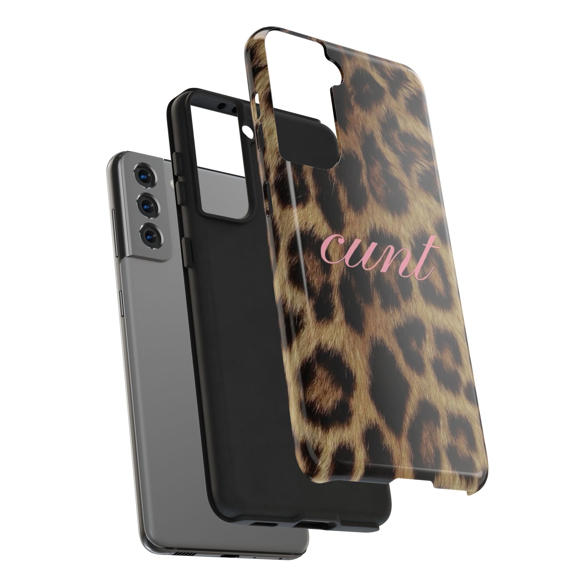 Cunt Leopard Print Phone Case