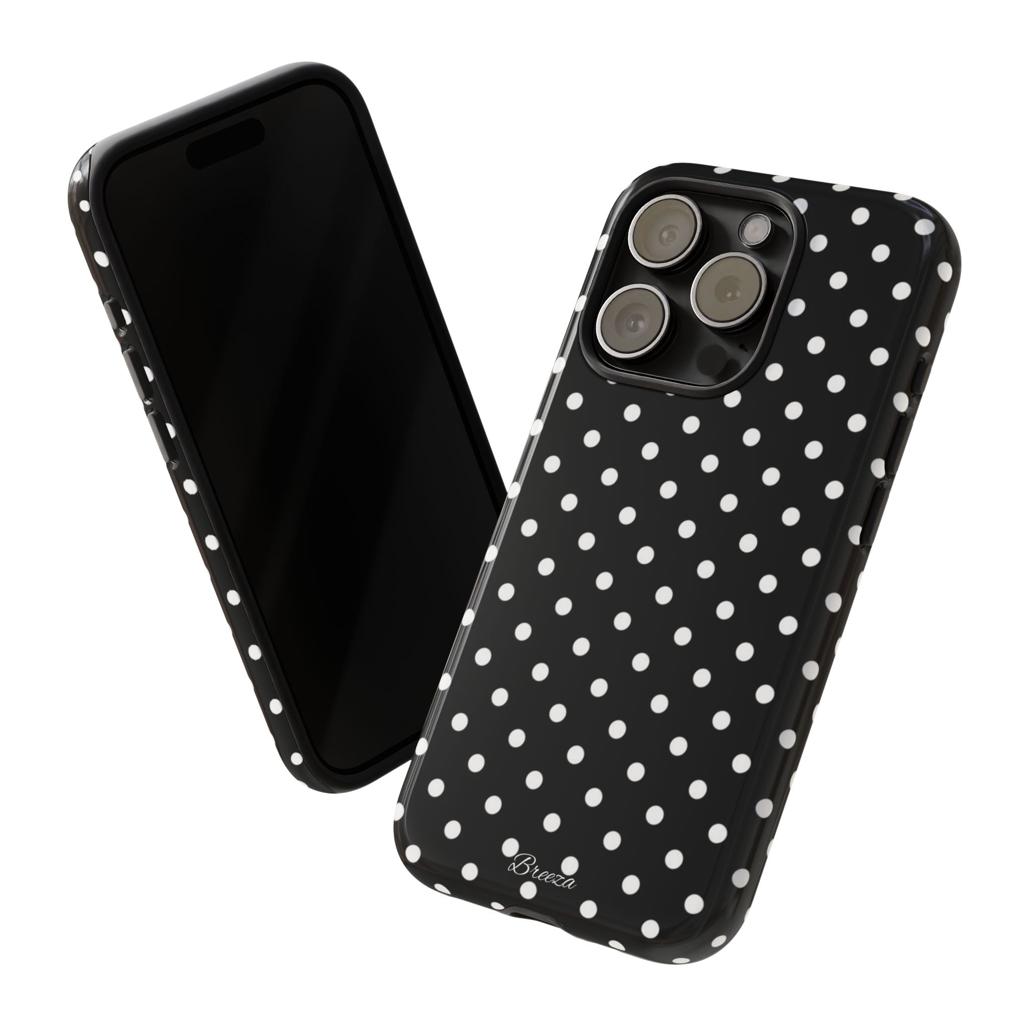 Black & White Polka Dot Phone Case