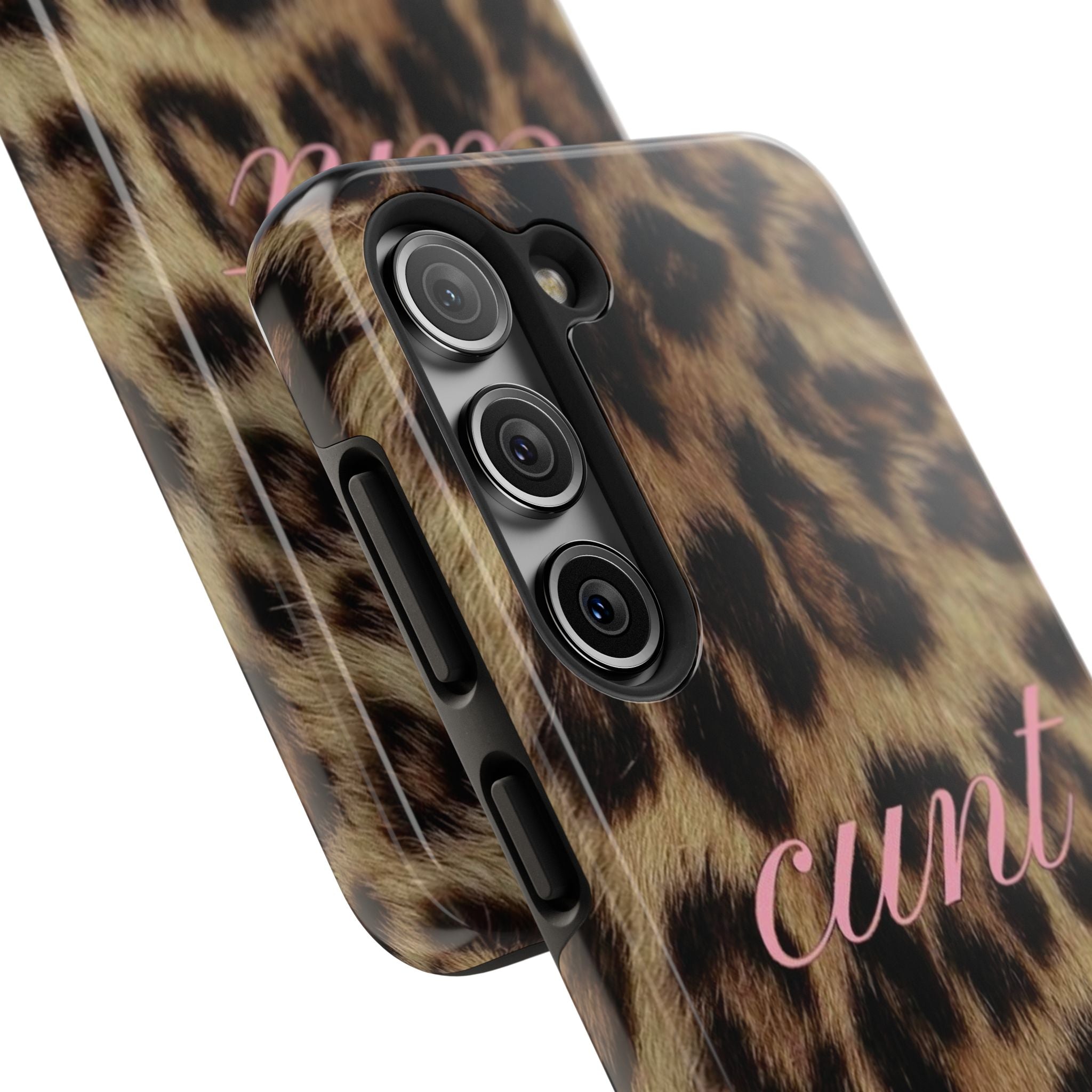 Cunt Leopard Print Phone Case