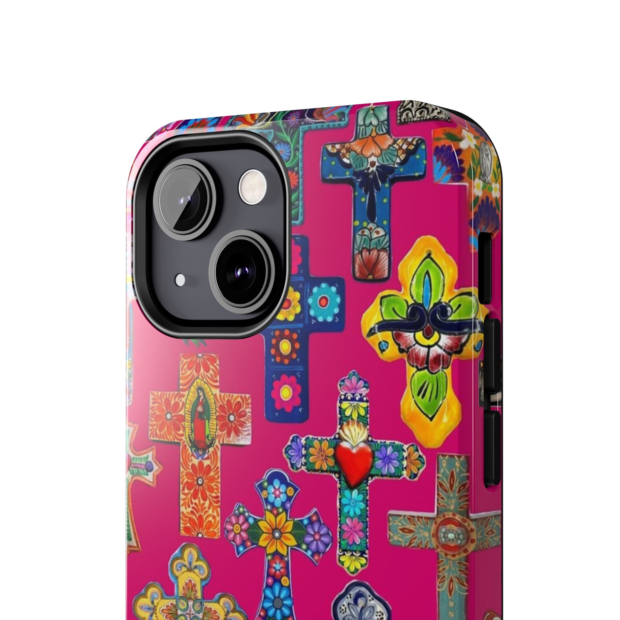 Pink Cross Phone Case