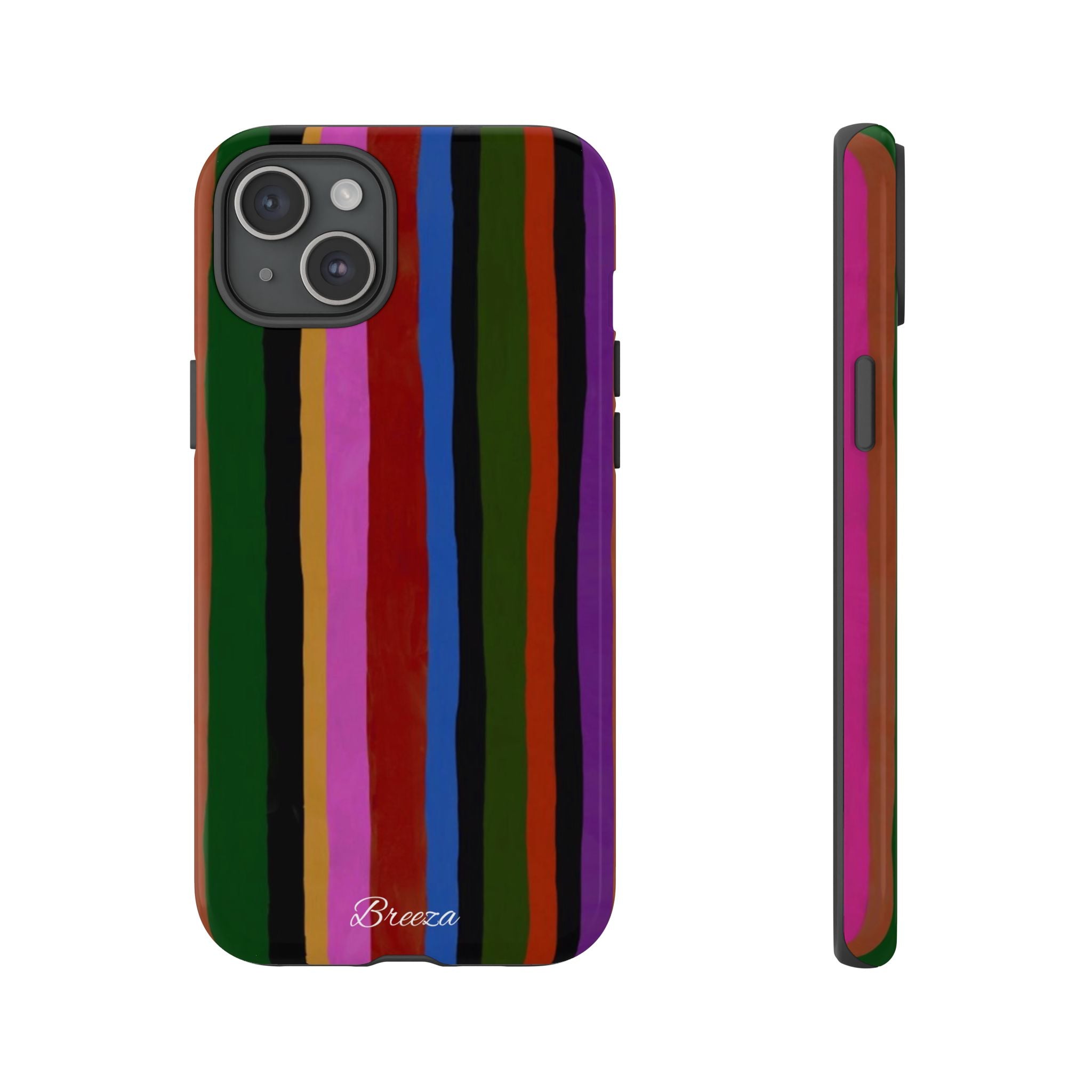 Colorful Striped Phone Case