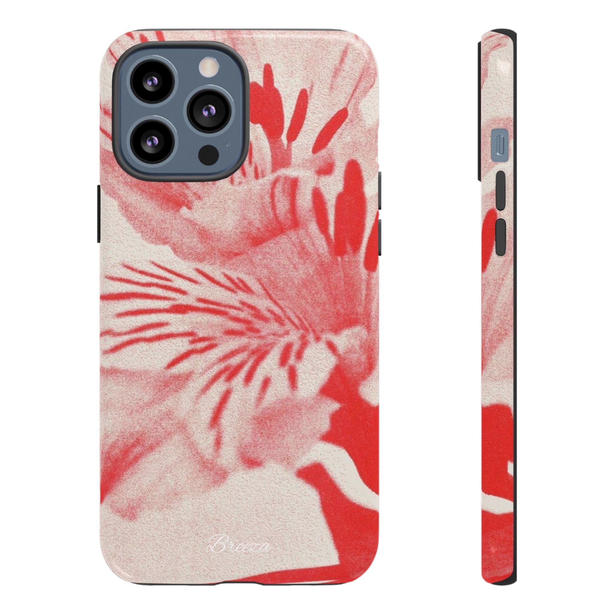 Red Floral Phone Case