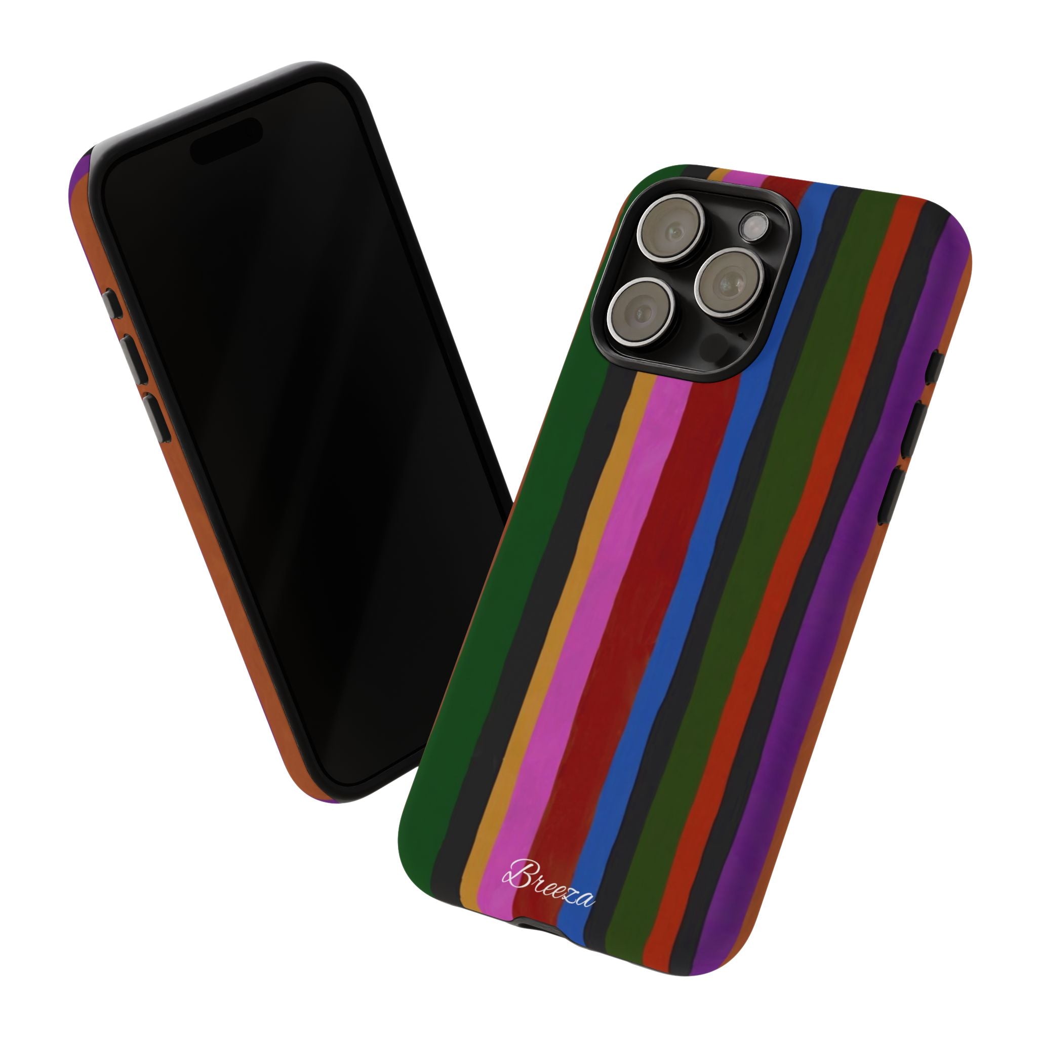 Colorful Striped Phone Case