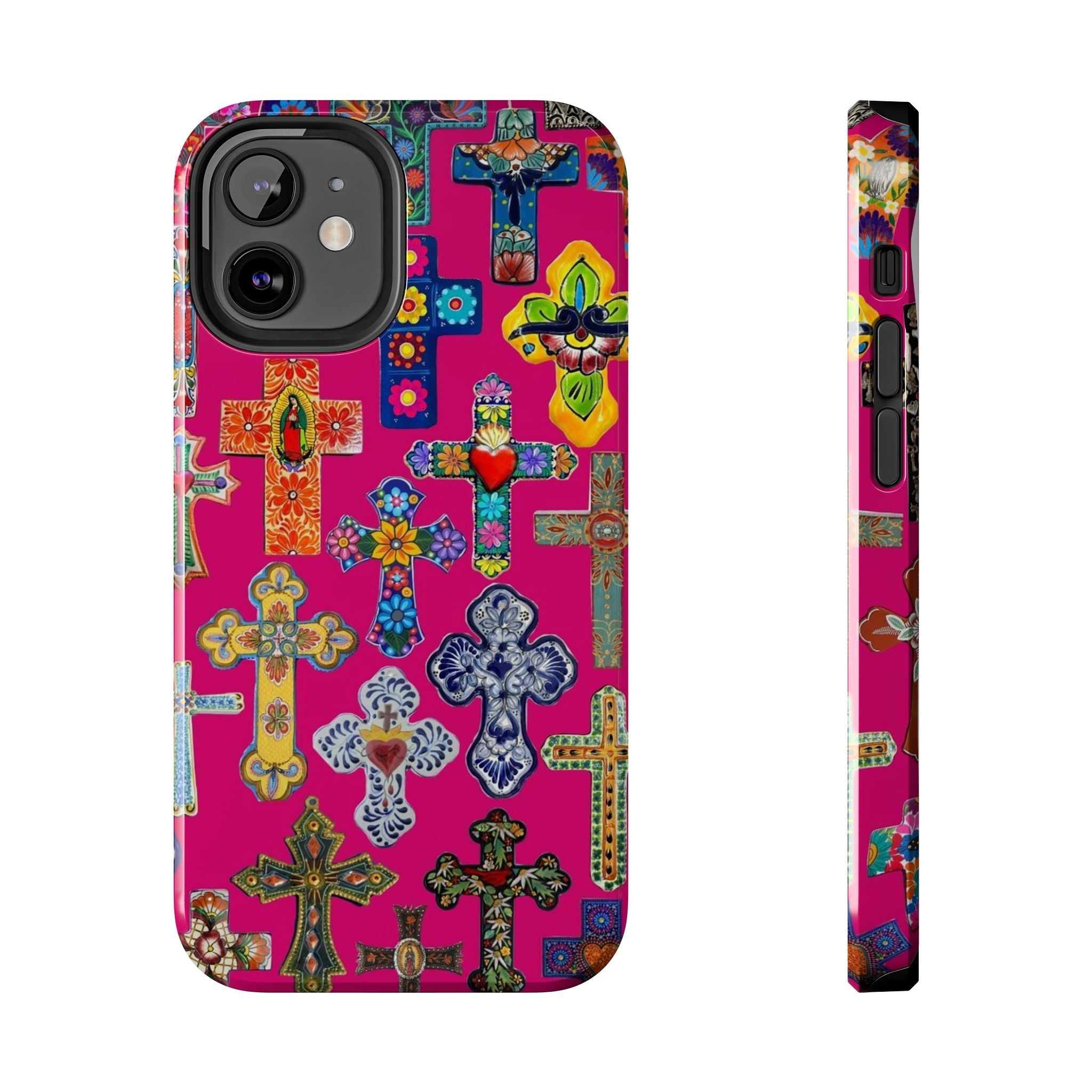 Pink Cross Phone Case