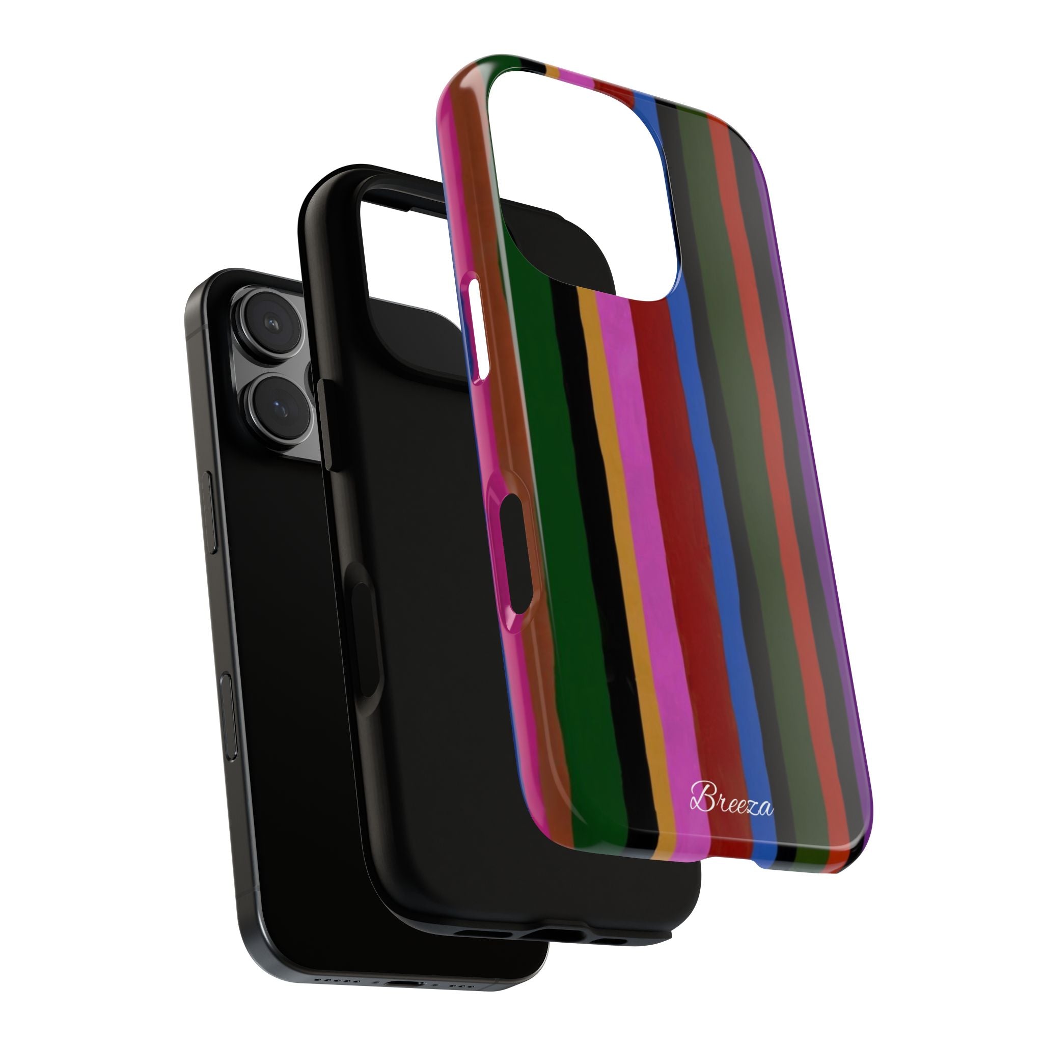 Colorful Striped Phone Case