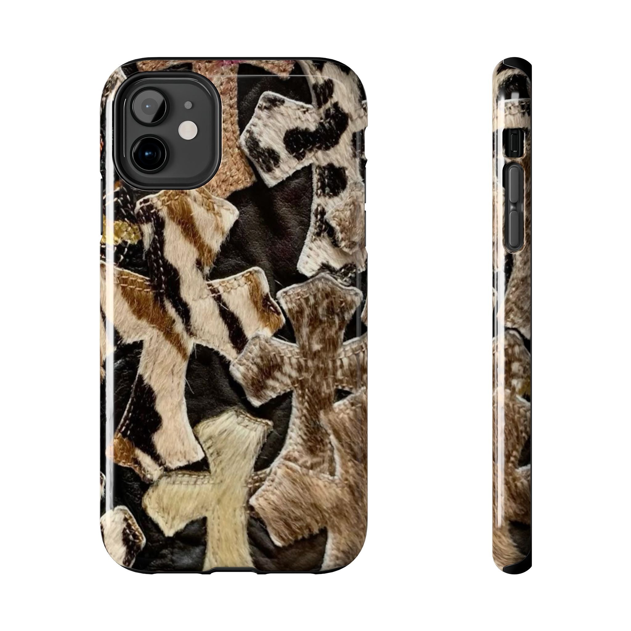 Chrome Heart Inspired Print Phone Case