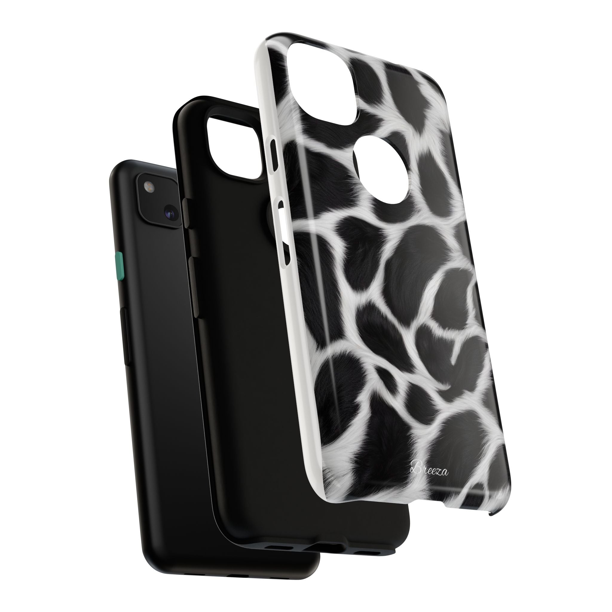 Furry Cow Print Phone Case