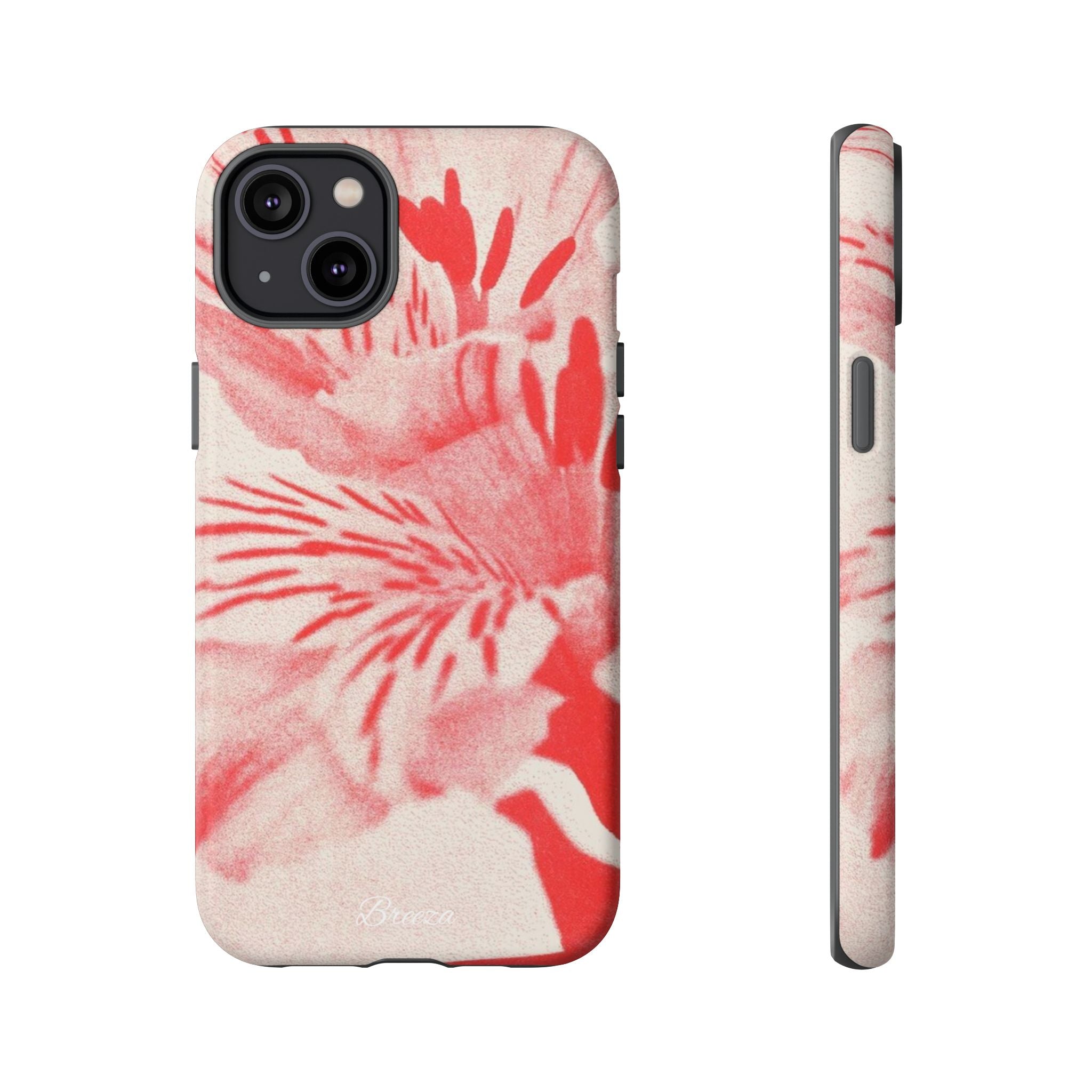 Red Floral Phone Case