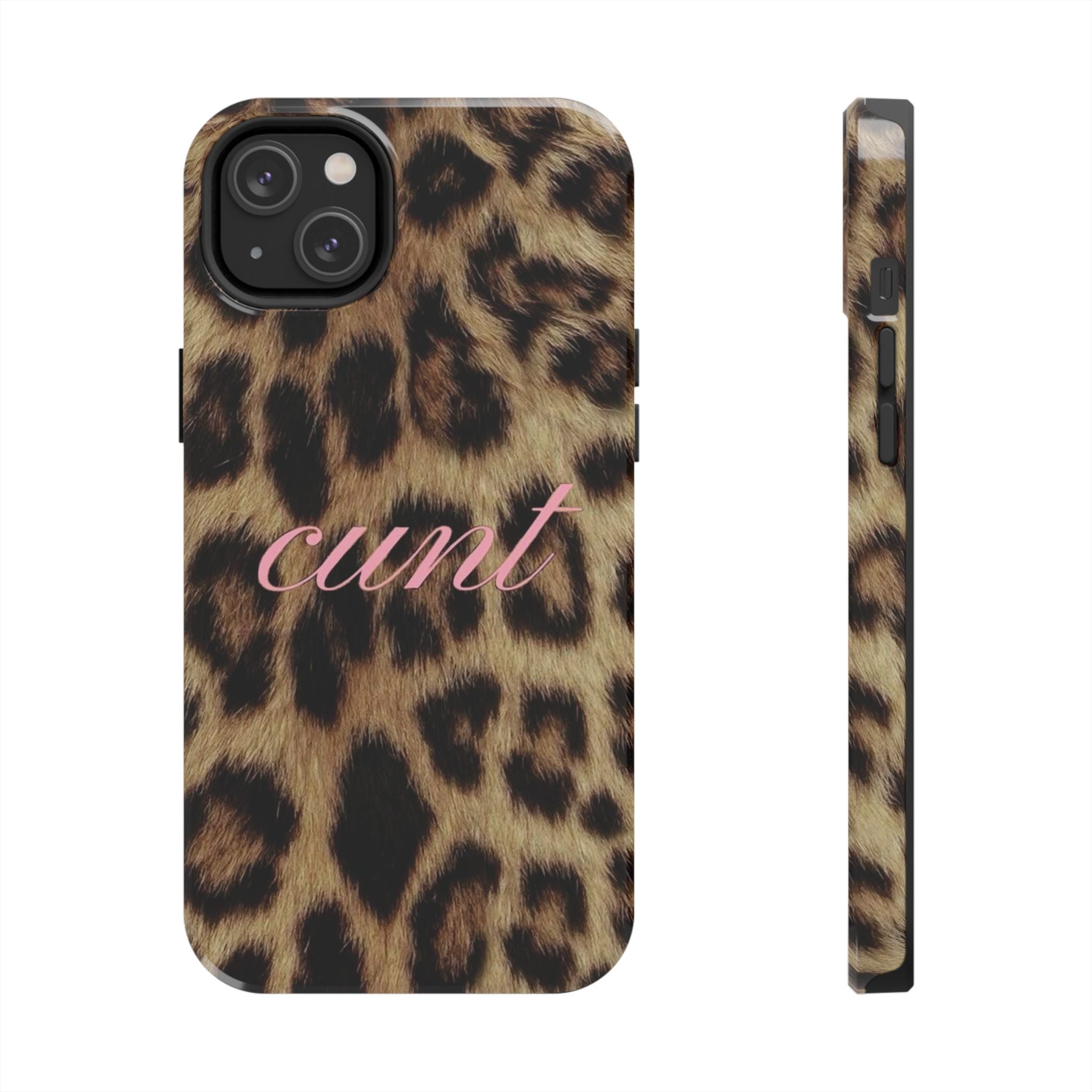 Cunt Leopard Print Phone Case