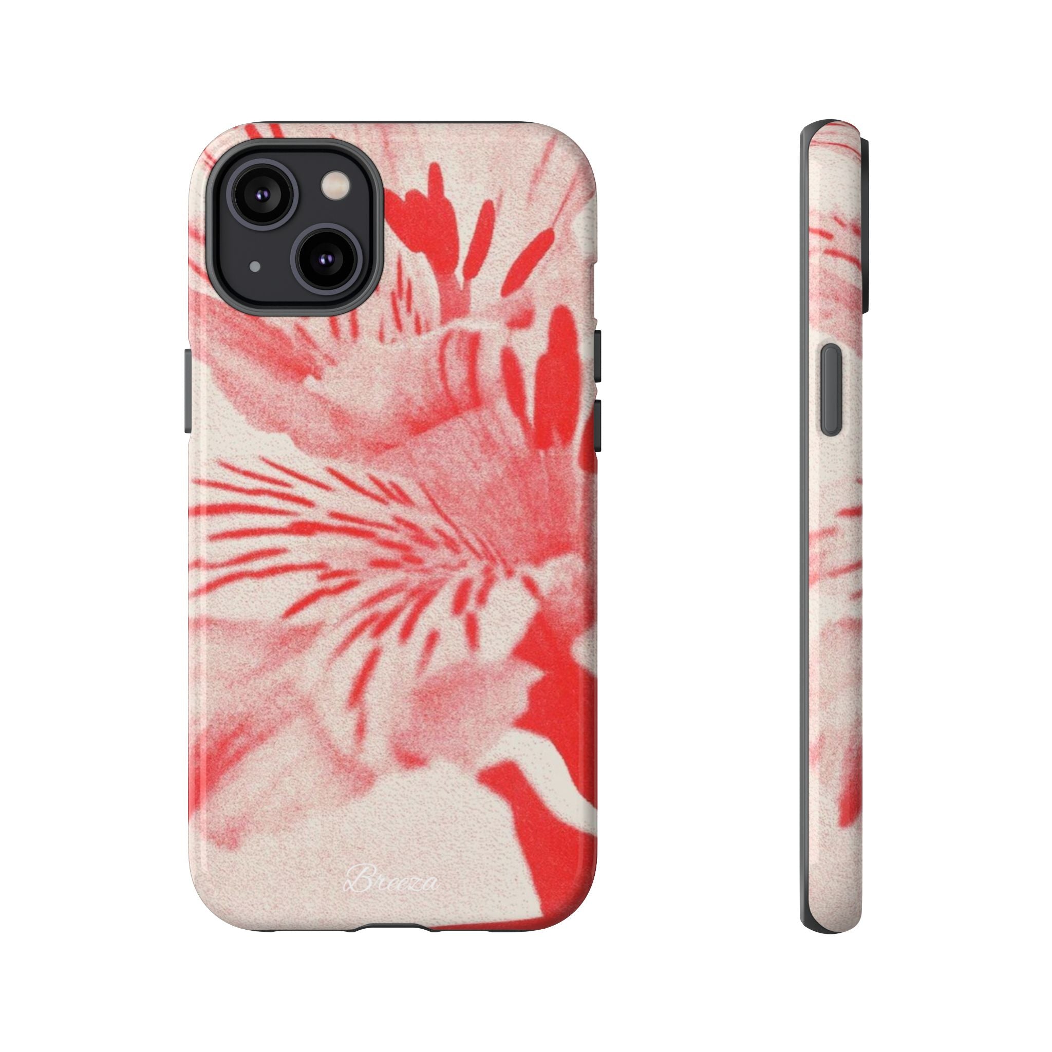 Red Floral Phone Case