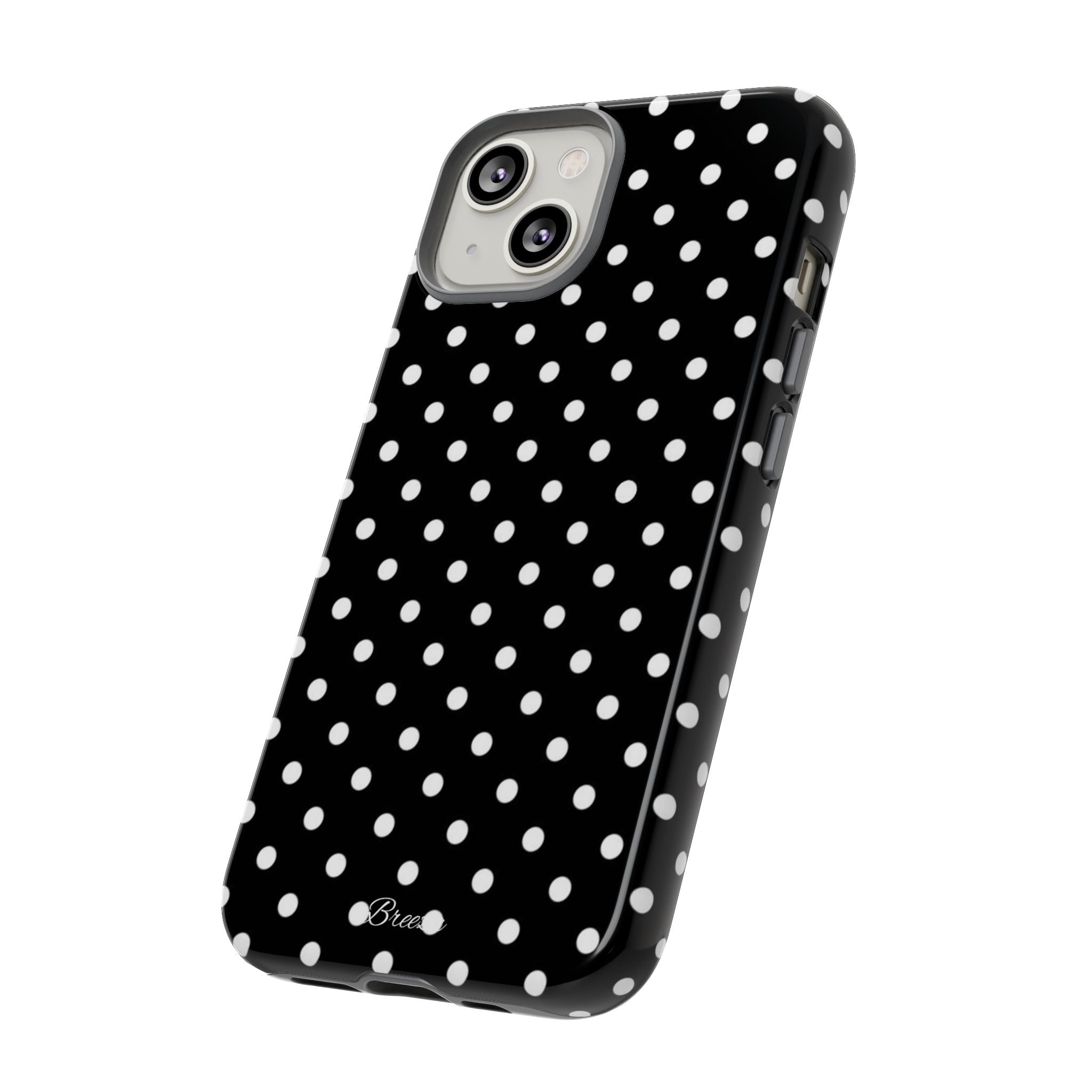 Black & White Polka Dot Phone Case