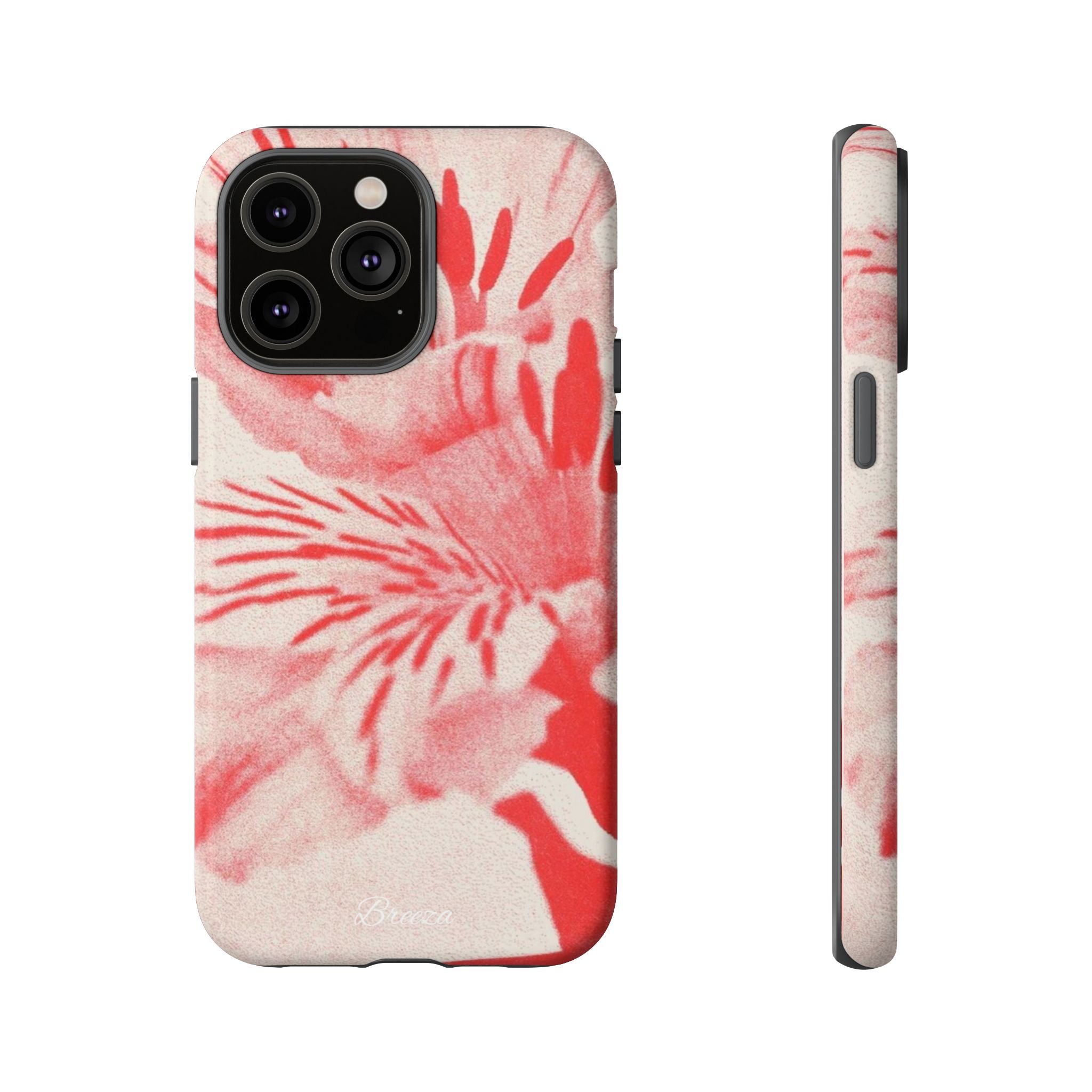 Red Floral Phone Case