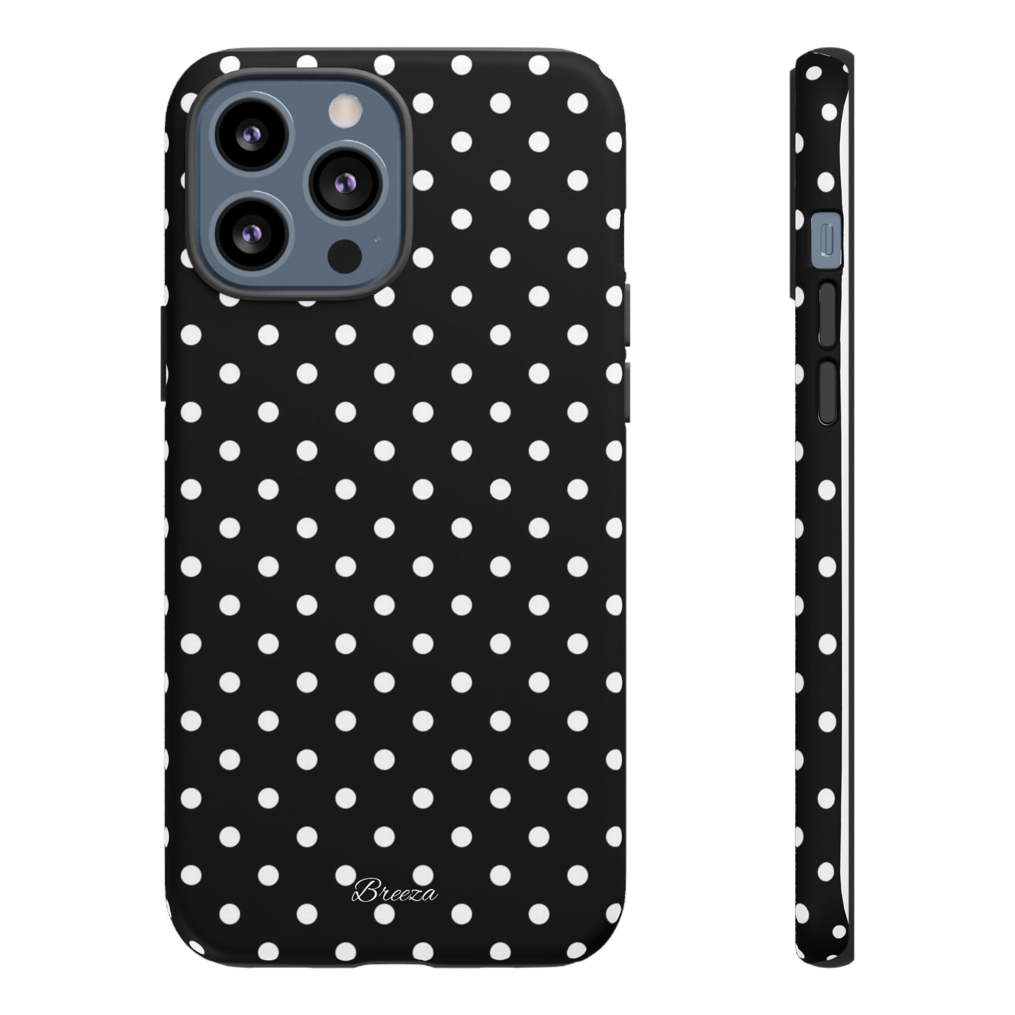 Black & White Polka Dot Phone Case