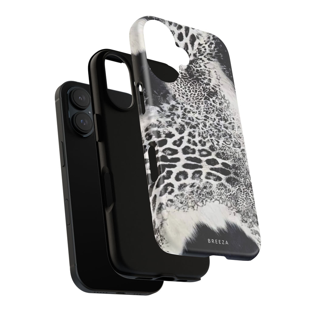 Black & White Leopard Print