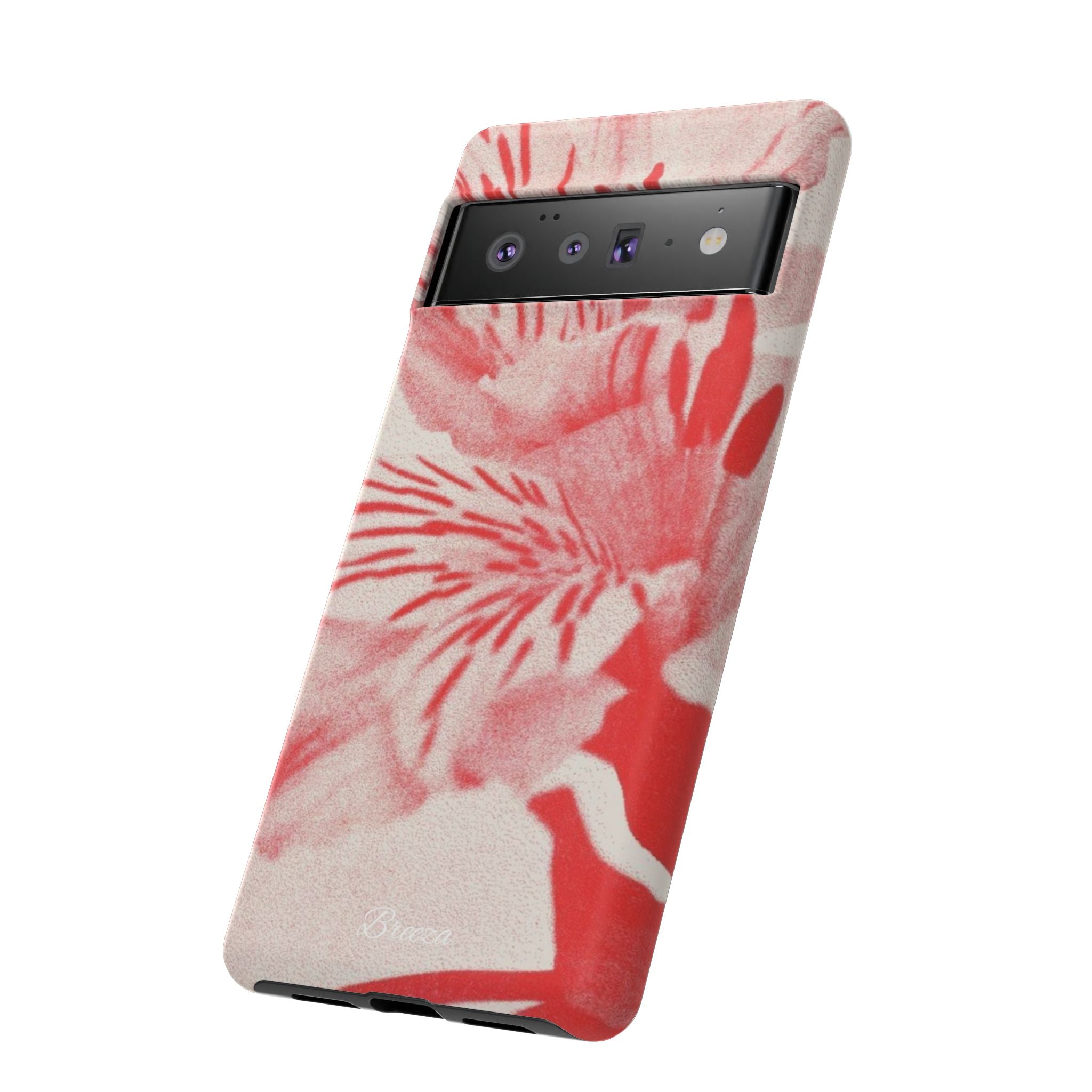Red Floral Phone Case