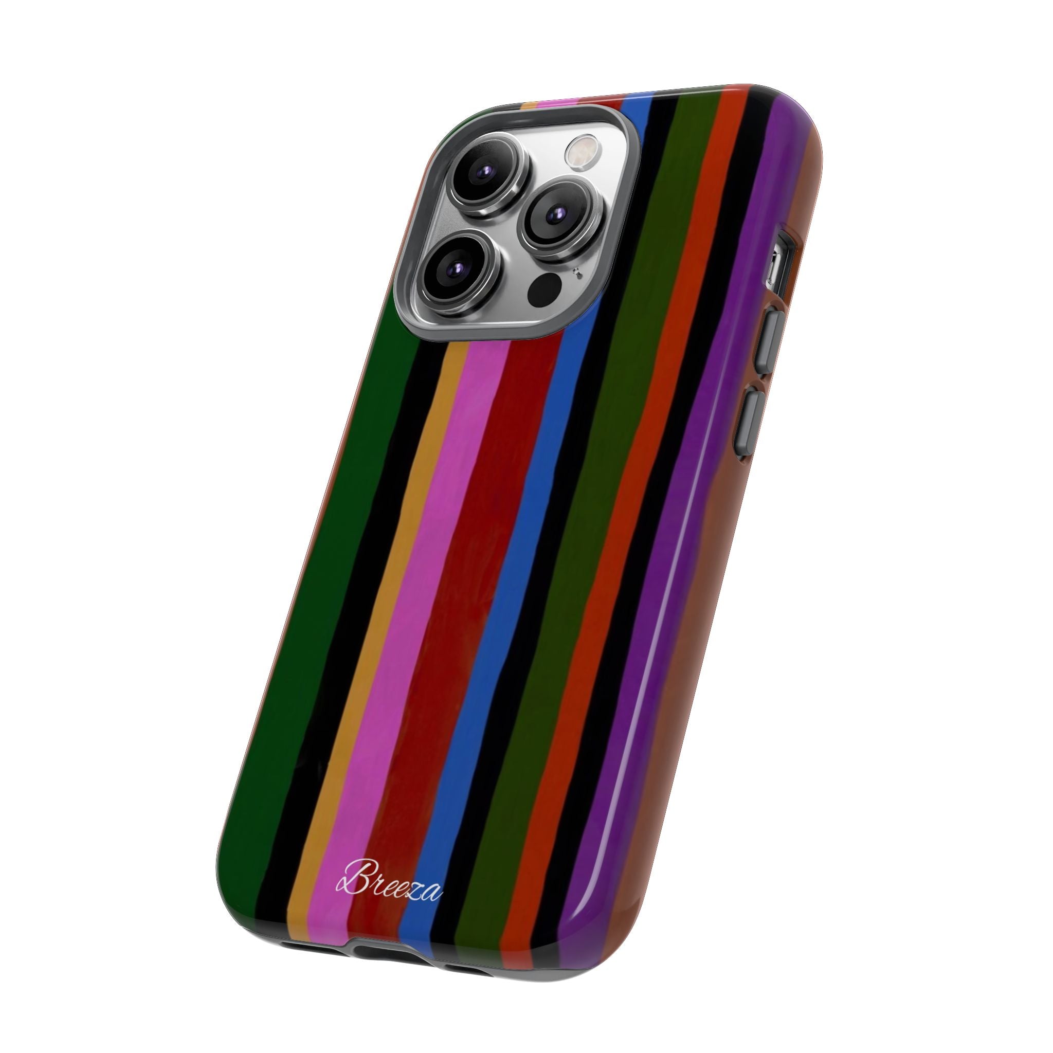 Colorful Striped Phone Case