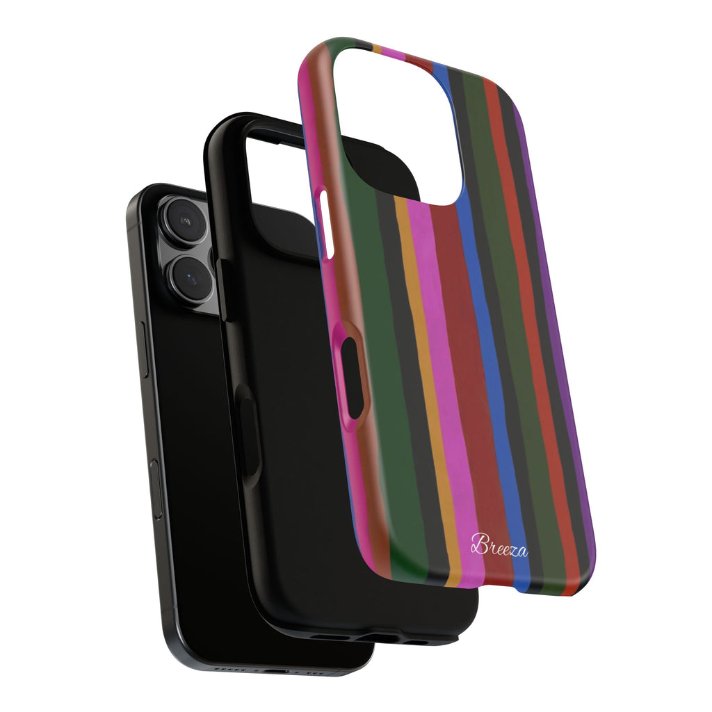 Colorful Striped Phone Case