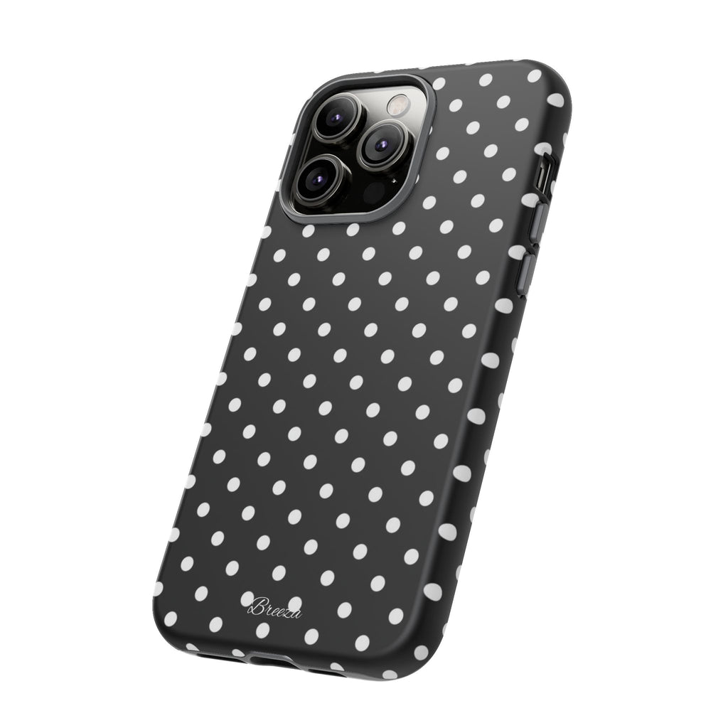 Black & White Polka Dot Phone Case