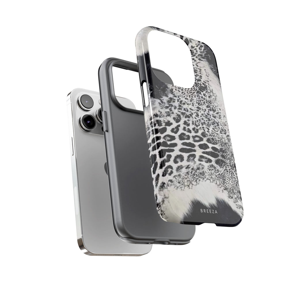 Black & White Leopard Print