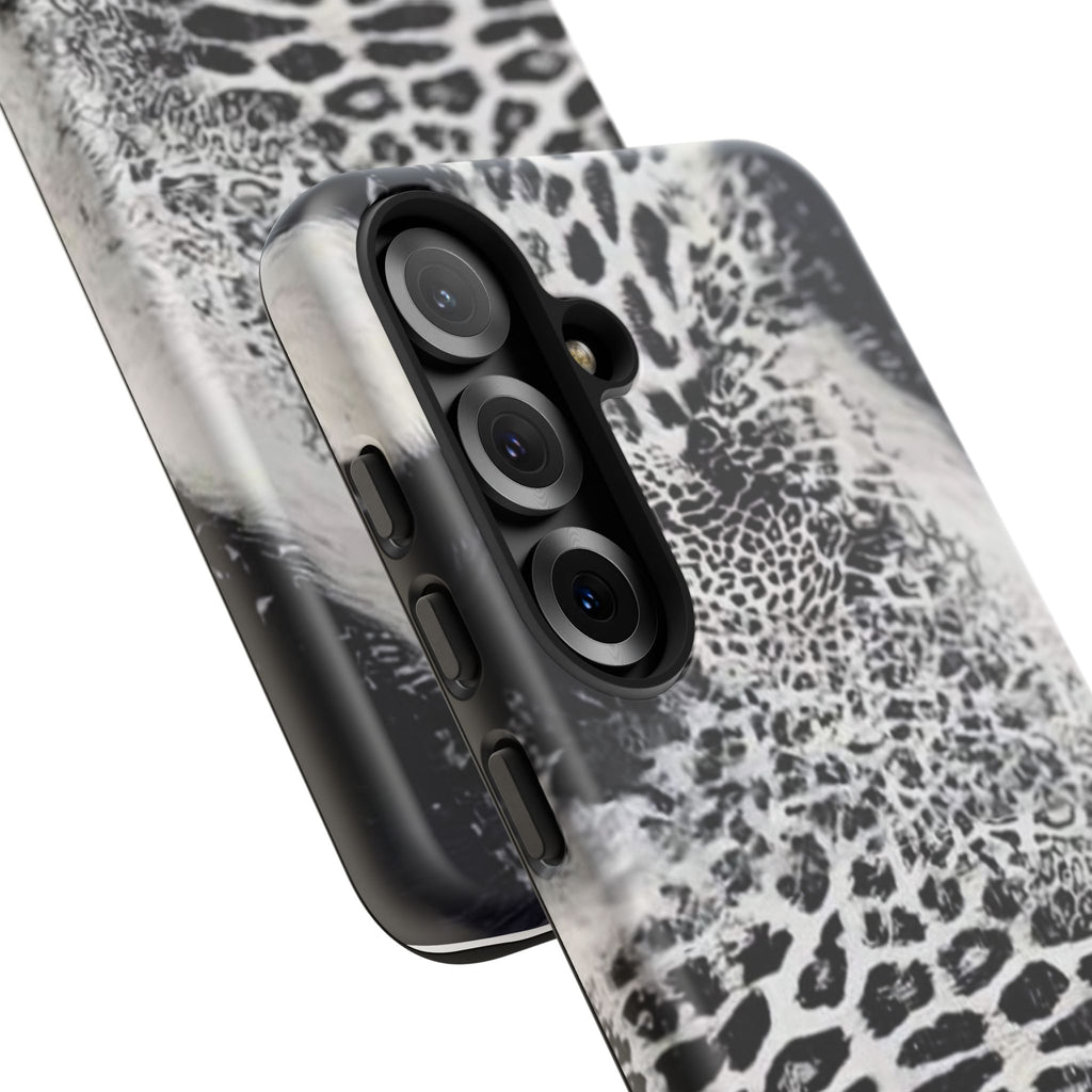 Black & White Leopard Print