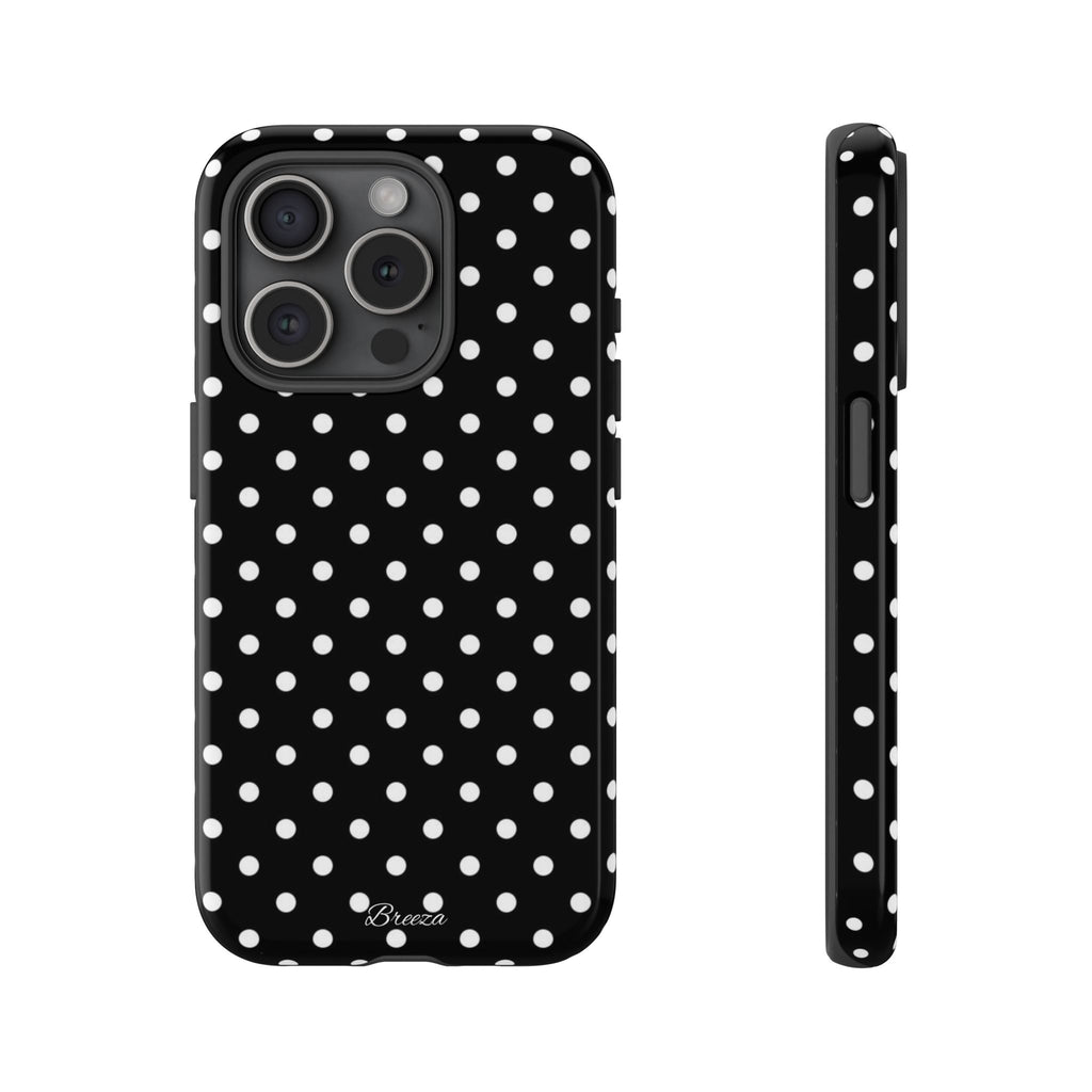Black & White Polka Dot Phone Case